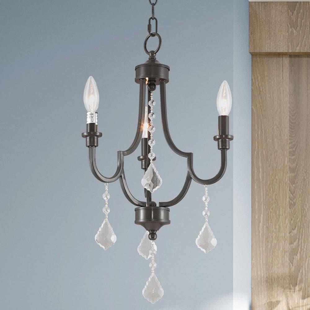 Livex Lighting Glendale 3 - Light Chandelier in  English Bronze