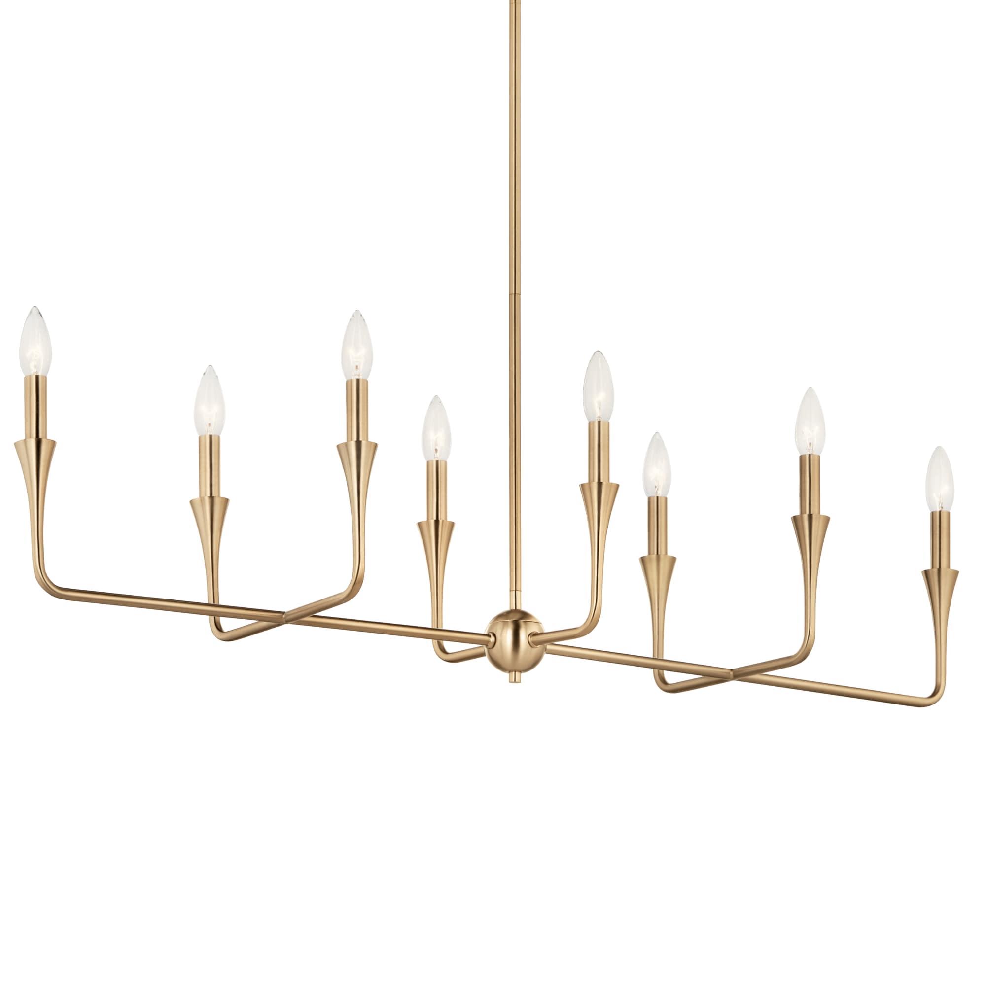 52693CPZ-Kichler Lighting-Alvaro - 8 Light Chandelier-24.25 Inches Tall and 11.5 Inches Wide-Champagne Bronze Finish