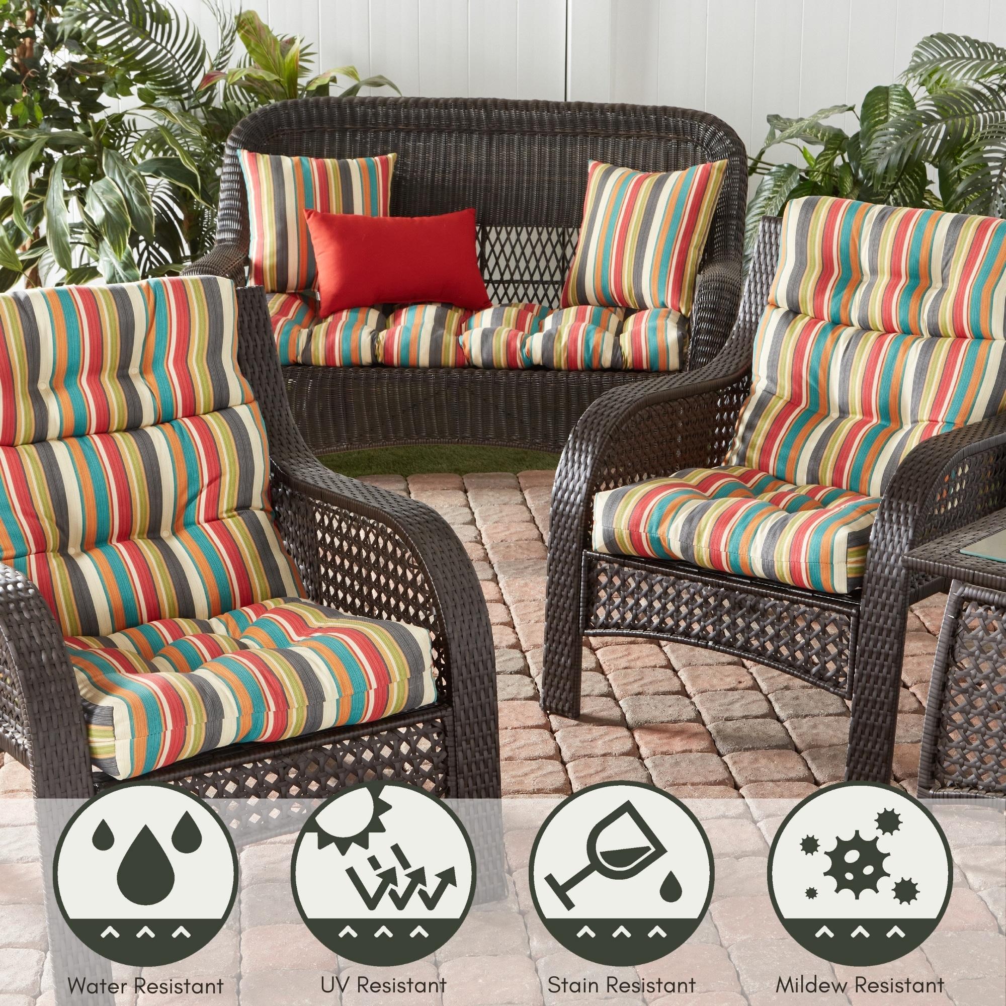 Indoor/Outdoor Reversible Throw Pillow
