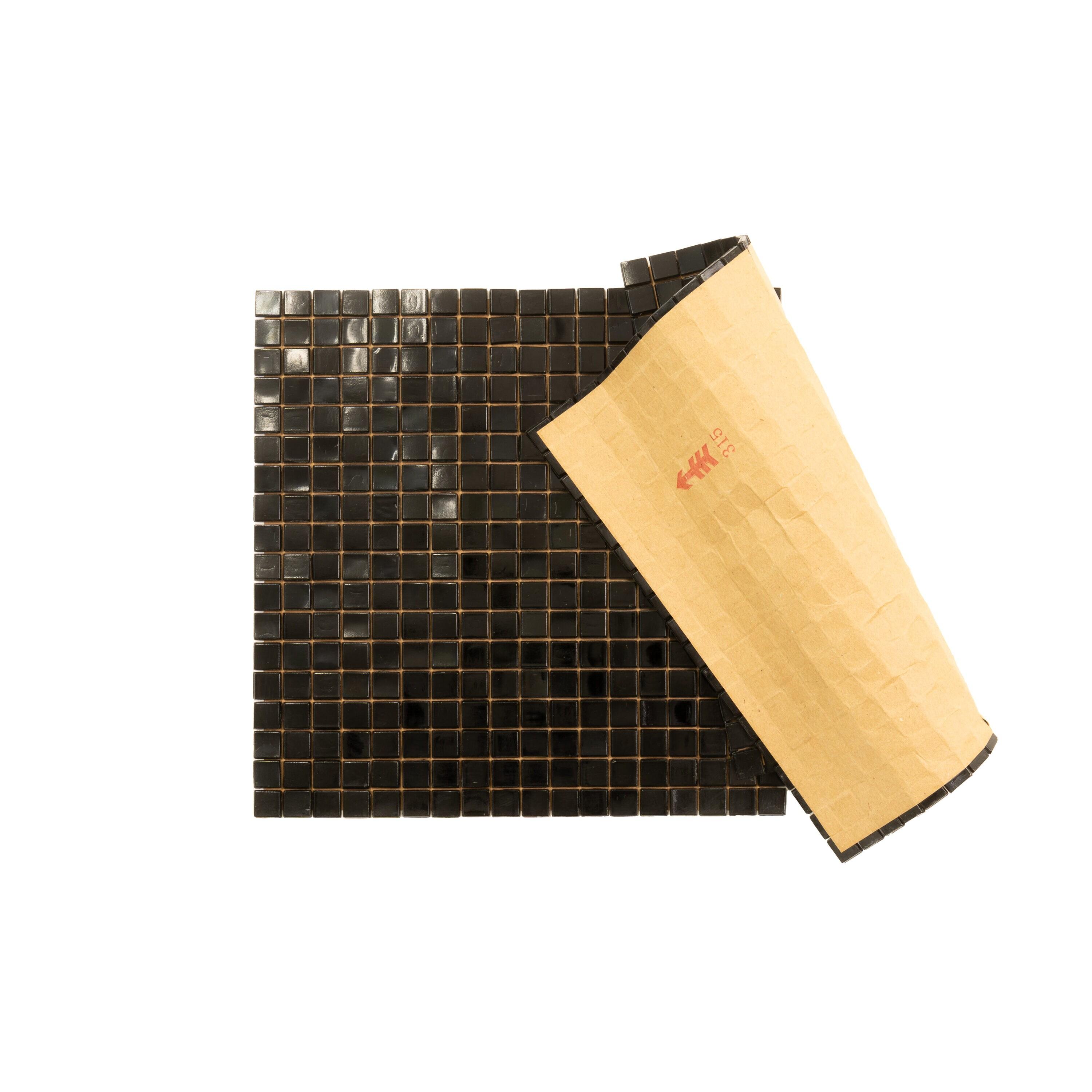 Skosh 0.6" x 0.6" Glass Grid Mosaic Wall & Floor Tile