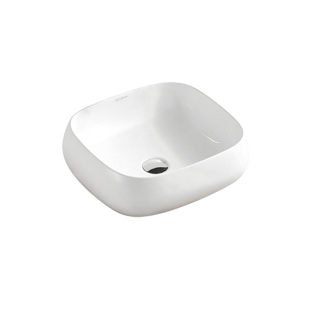 Swiss Madison SM-VS273 Château 18 Square Ceramic Vessel Sink