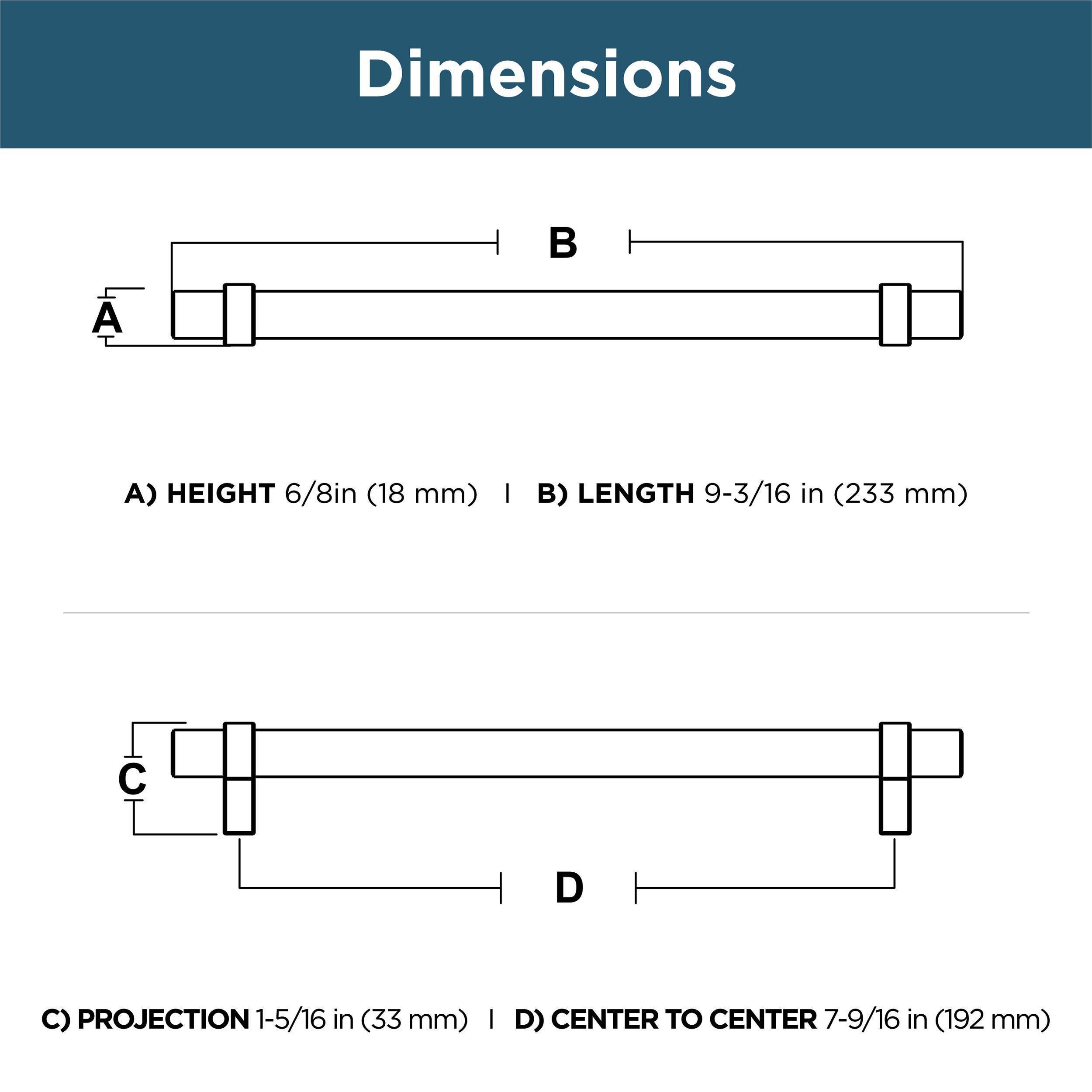 Franklin Brass Simple Wrapped Bar Cabinet Drawer Pull (Set of 10)