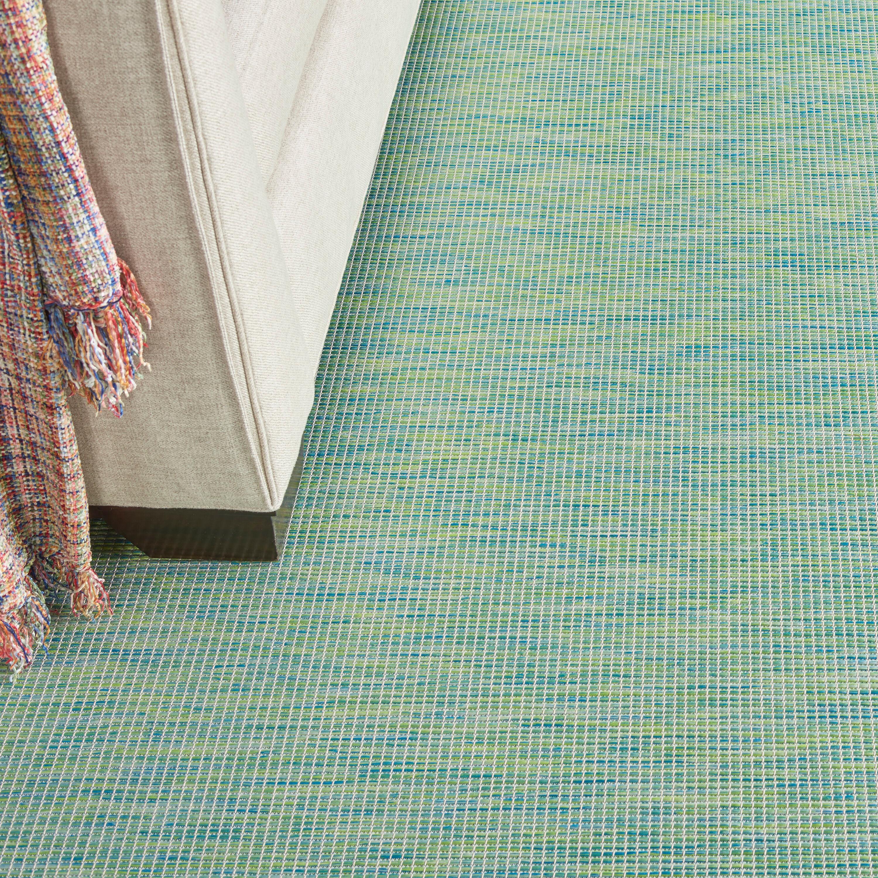 Nourison Positano POS01 Indoor/outdoor Area Rug - Blue/Green 8' x 10'