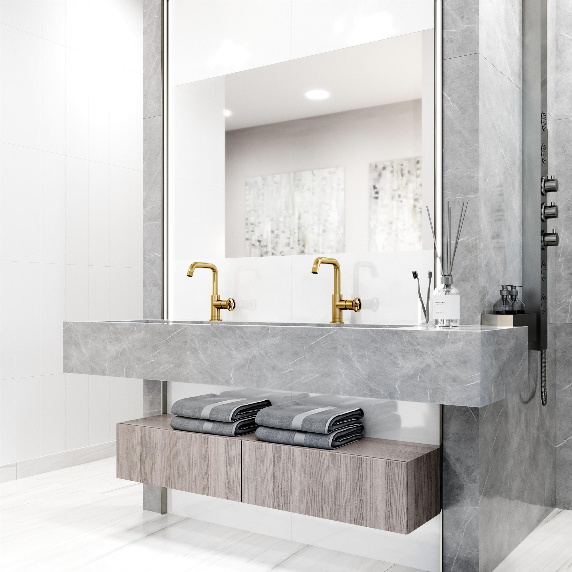 Cass 9" H Single Handle Single Hole Bathroom Faucet