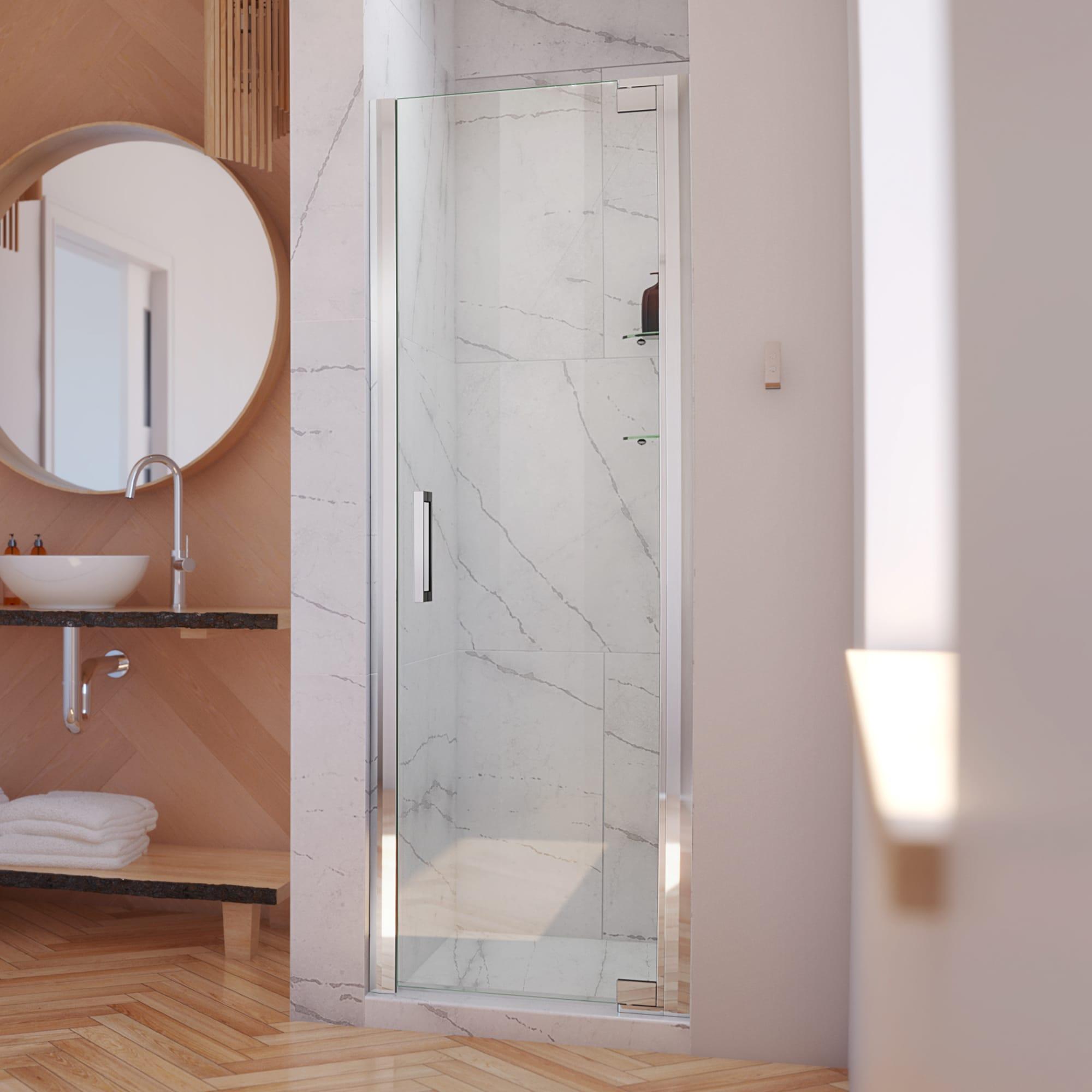 Elegance-LS 27" W x 72" H Pivot Frameless Shower Door with ClearMax™ Technology