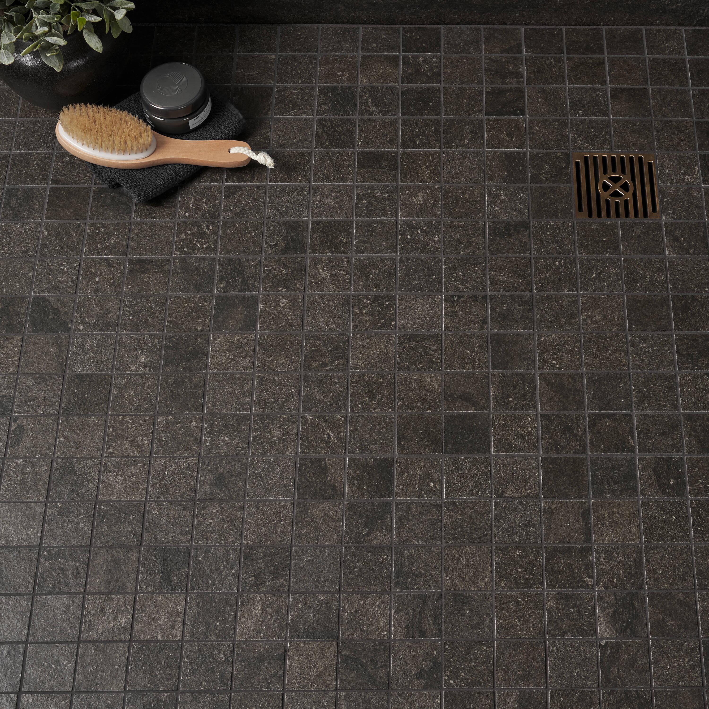 Dominion 11.81" x 11.81" Matte Porcelain Floor & Wall Mosaic Tile (0.97 Sq. Ft./Each)