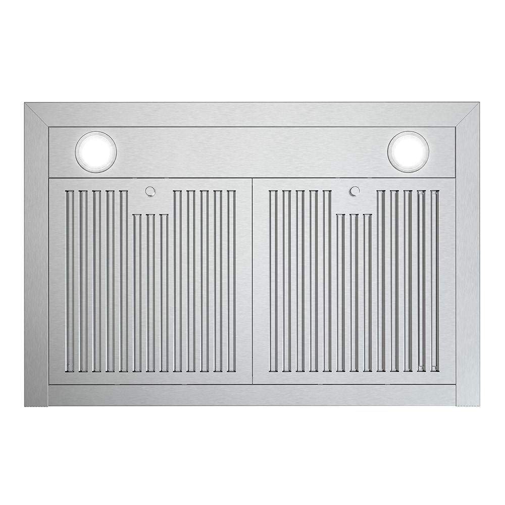 Streamline Francesco 30" 350 Cubic Feet Per Minute Ducted Wall Mount Range Hood with Baffle Filter and Light Included