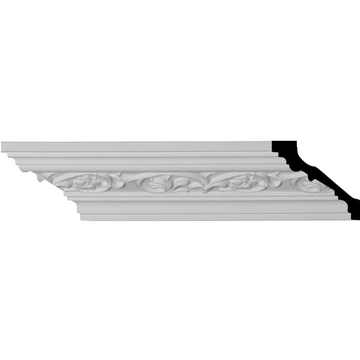Ekena Millwork 3"H x 3 3/8"P x 4 1/2"F x 94 1/2"L Medway Crown Moulding