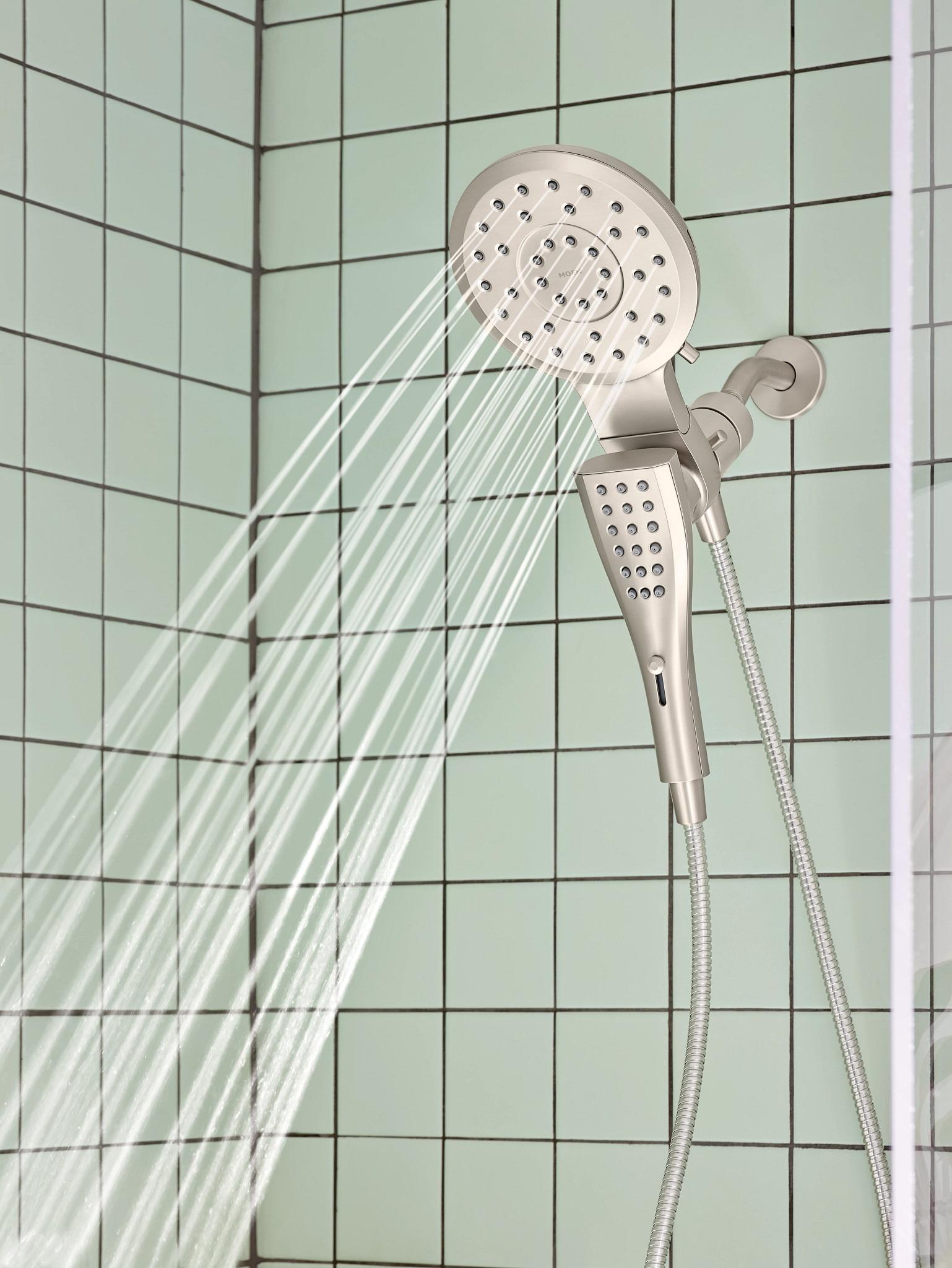 Verso 1.75 GPM Rainshower/Handshower Combination with Infiniti Dial and Magnetix Docking