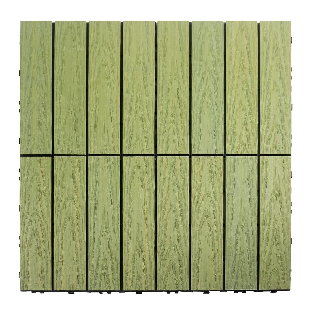 UltraShield Naturale Composite 12" x 12" Interlocking Deck Tile