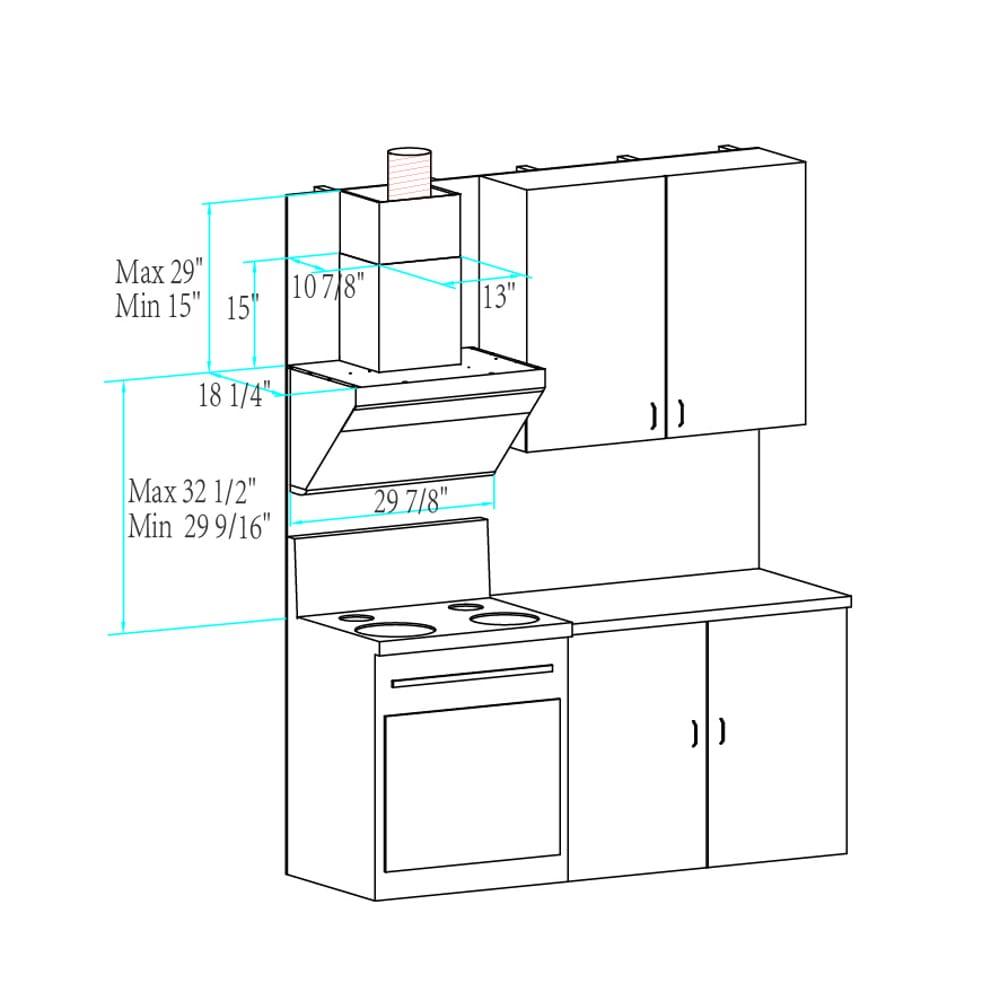 FOTILE Stainless Steel 1000 CFM Ducted (Vented) Wall Range Hood with Baffle Filter