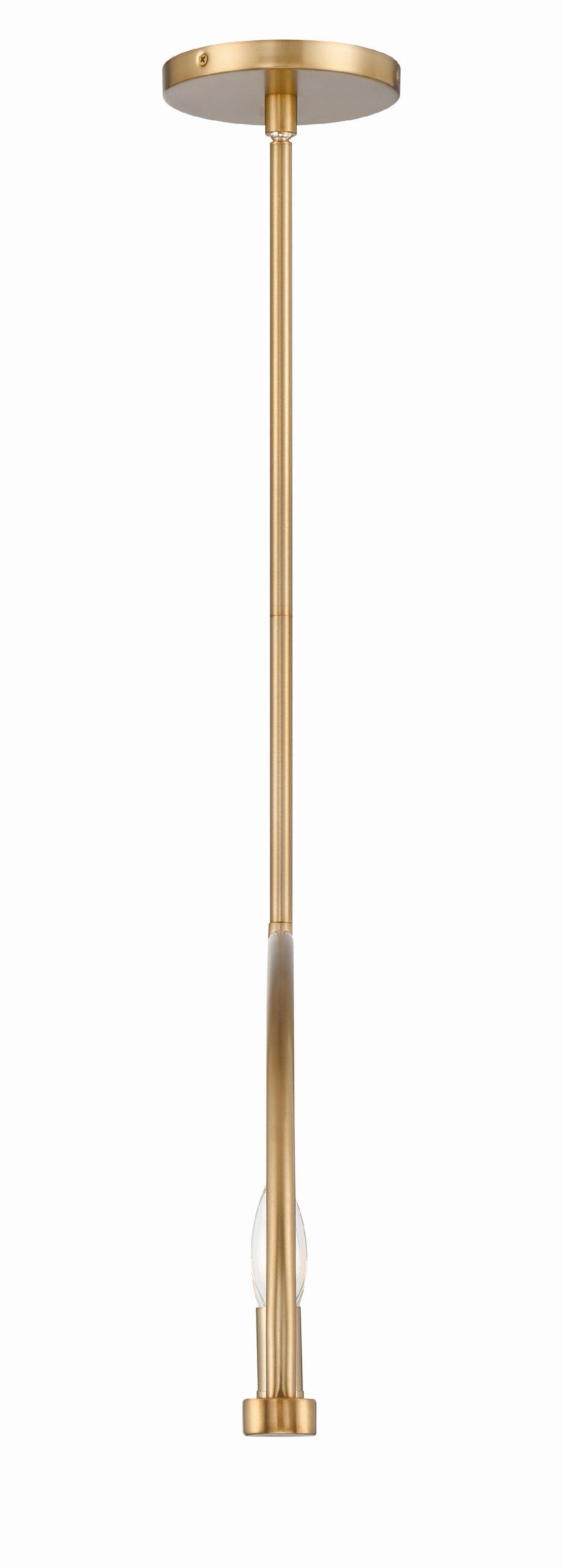 Crystorama Lighting Abbott 8 - Light Chandelier in  Vibrant Gold