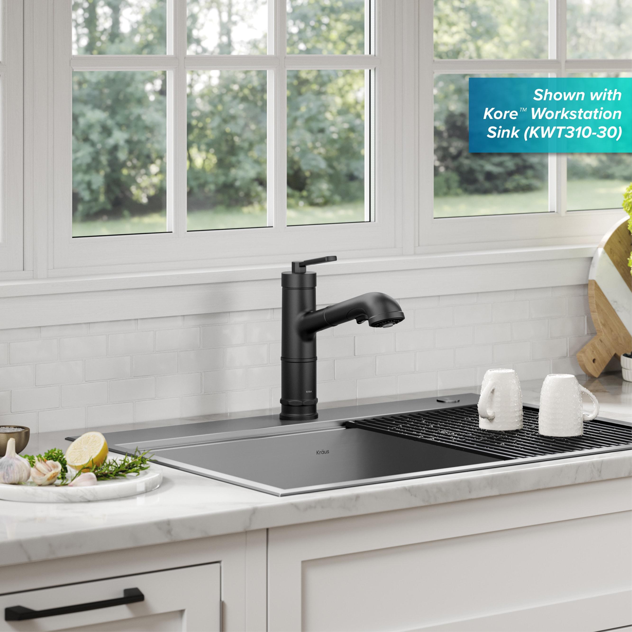 Allyn Pull-Out Single Handle Kitchen Faucet