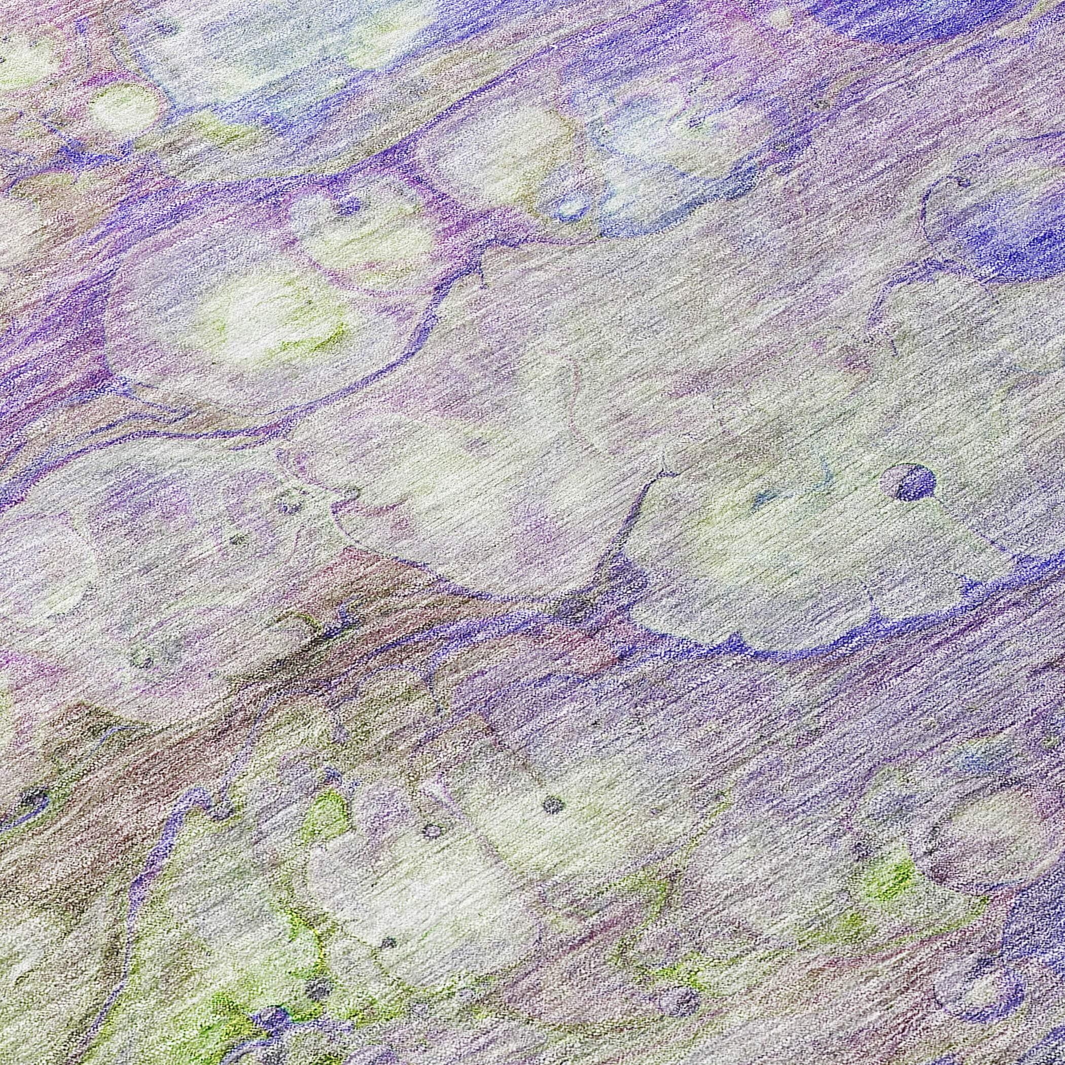Addison Rugs Machine Washable Indoor/ Outdoor Chantille Modern Abstract Rug Purple - 3' x 5'