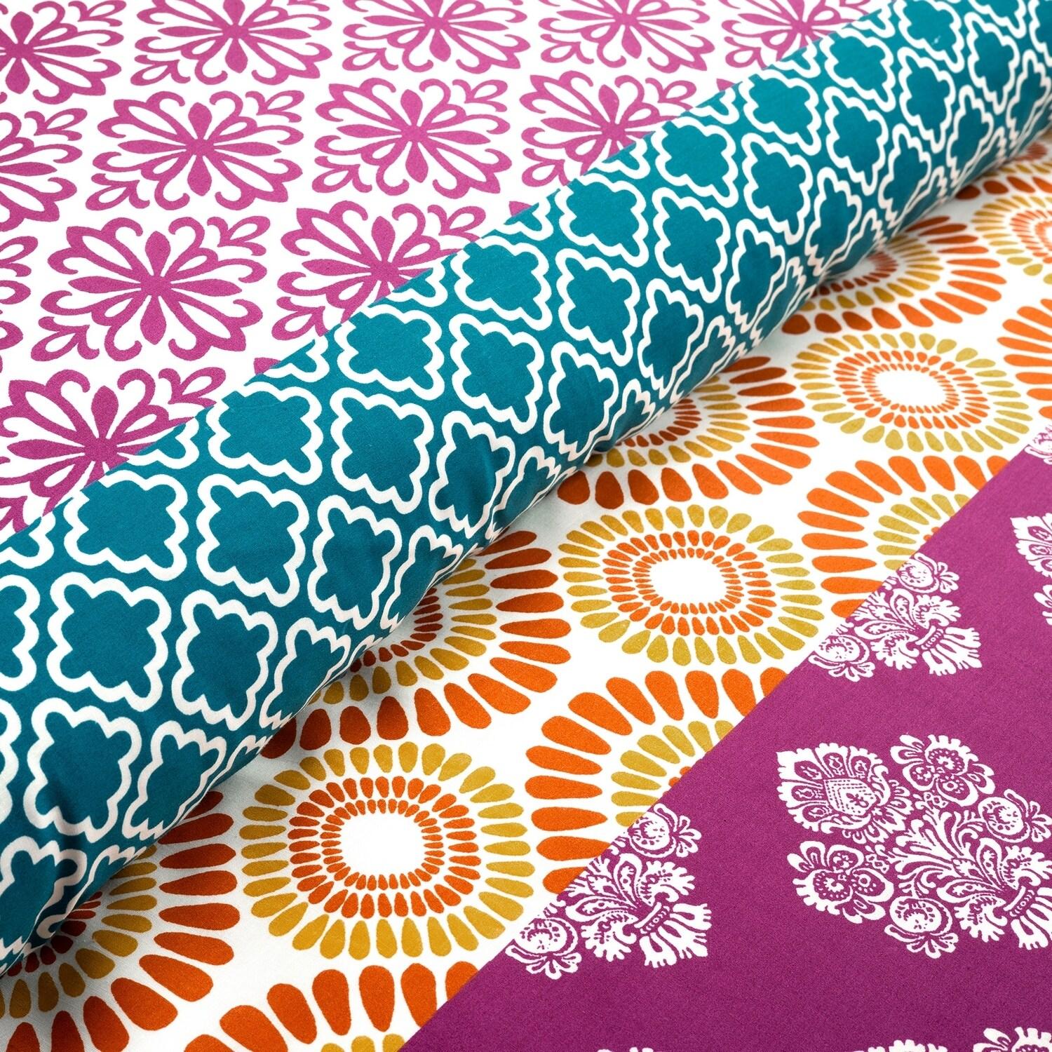 Lush Decor Lucymae 100% Cotton Duvet Cover Set