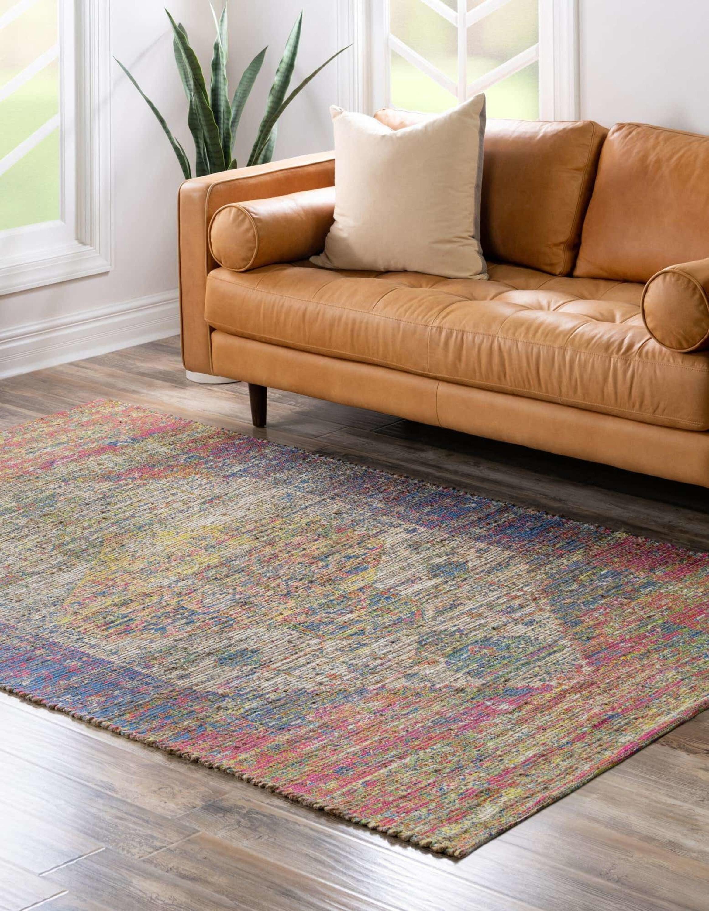Unique Loom 9' 0 x 12' 0 Chenille Jute Rectangle Area Rug