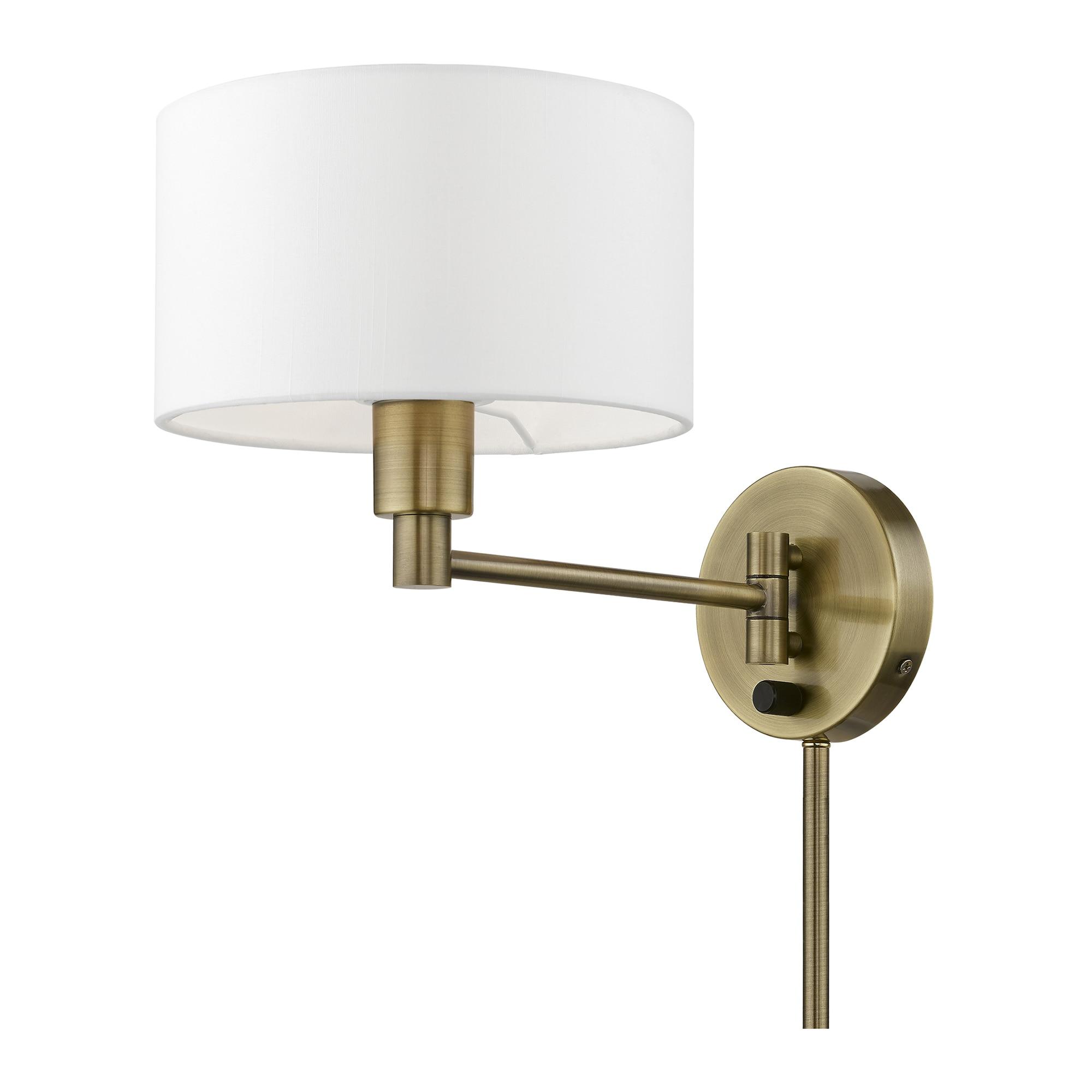 Livex Lighting 1 - Light Wall Light in  Antique Brass