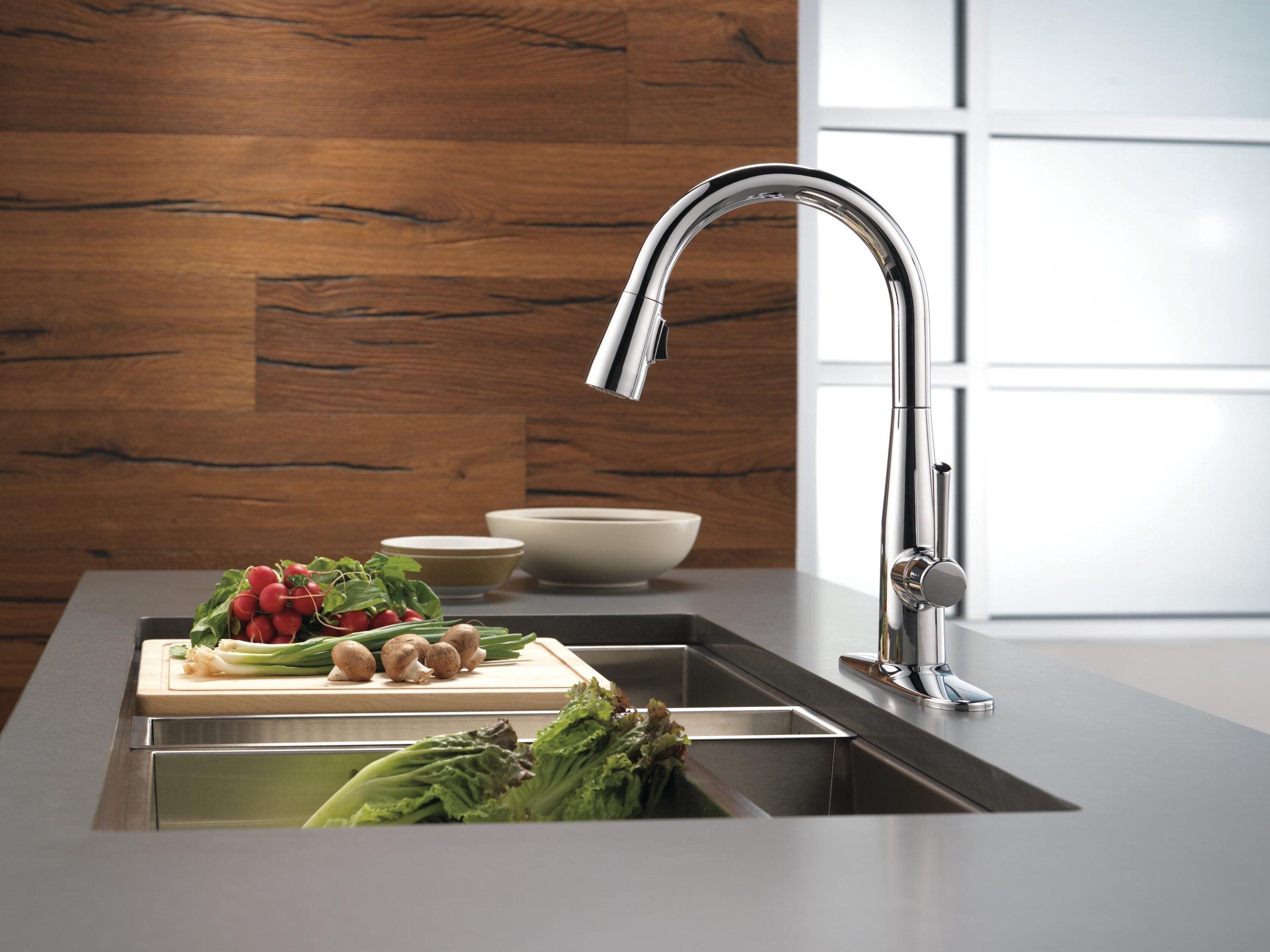 Essa Pull Down Single Handle Kitchen Faucet with MagnaTite® and Diamond Seal Technology