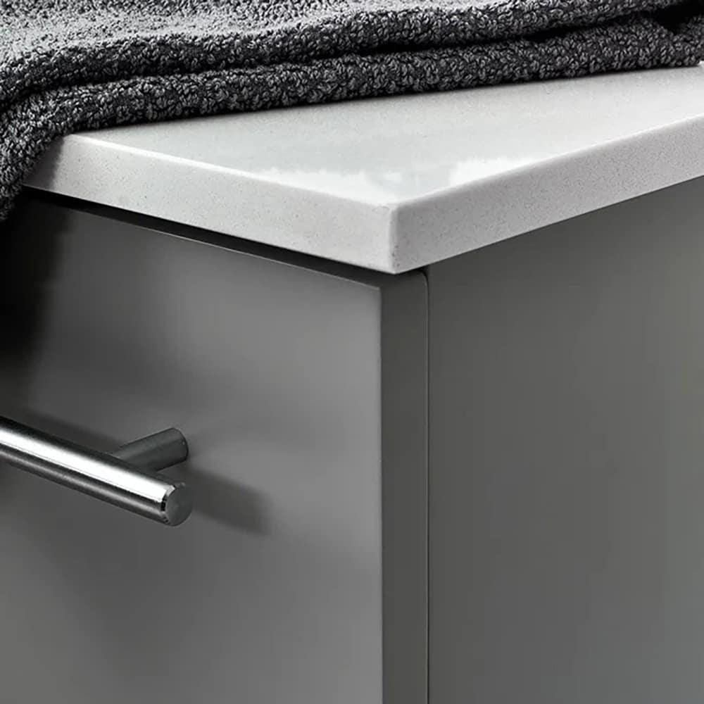 Lucera 24" Wall Mount Modern Single Sink Bathroom Vanity with Top and Undermount Sink