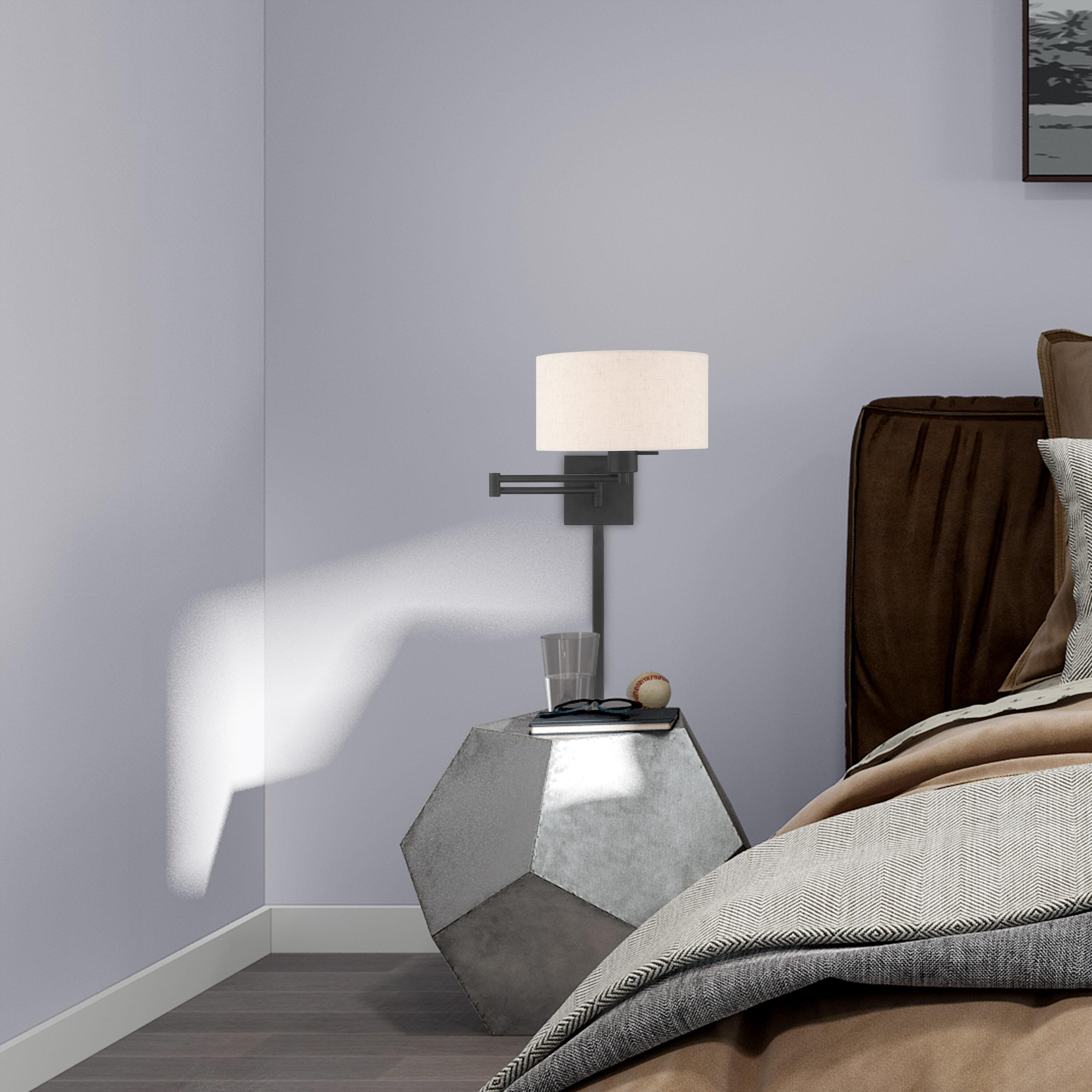 Livex Lighting 1 - Light Wall Light in  Black