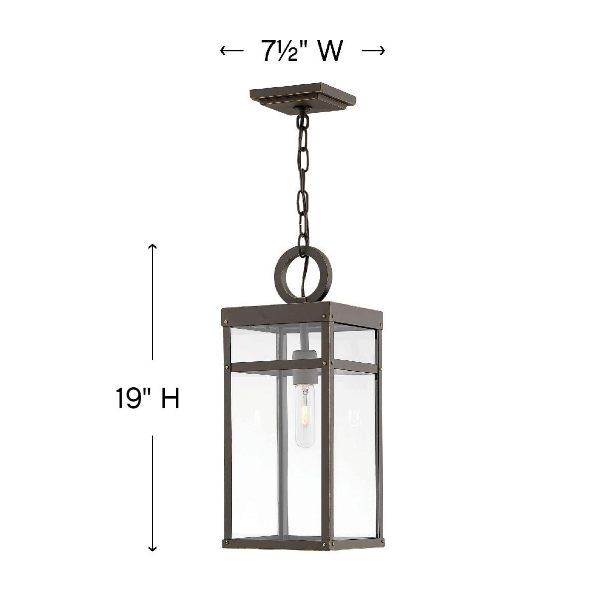 Hinkley 1 -Bulb 19" H Outdoor Hanging Lantern By Lisa McDennon