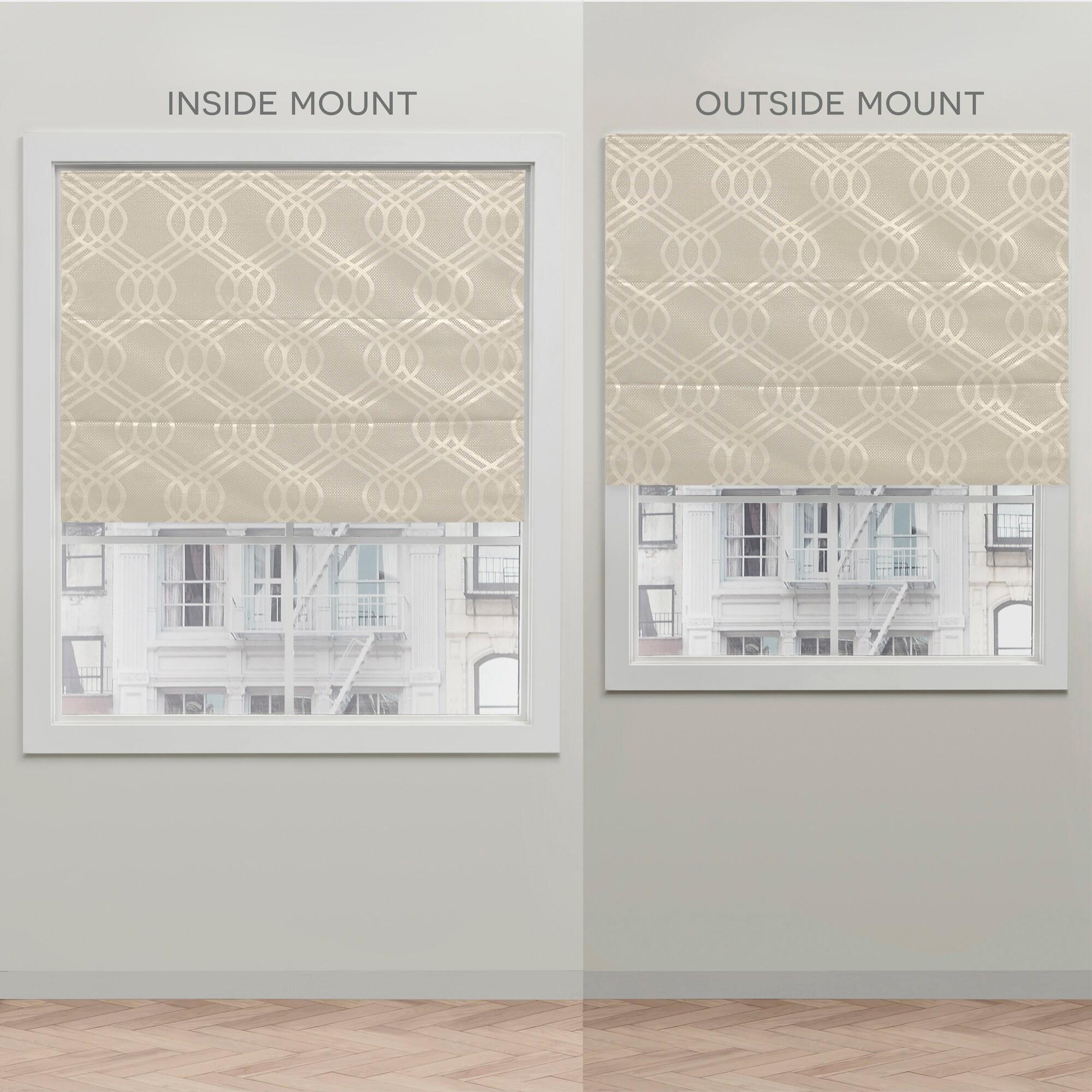 Amalgamated Textiles Exclusive Home Prague Trellis 100% Blackout Roman Shade