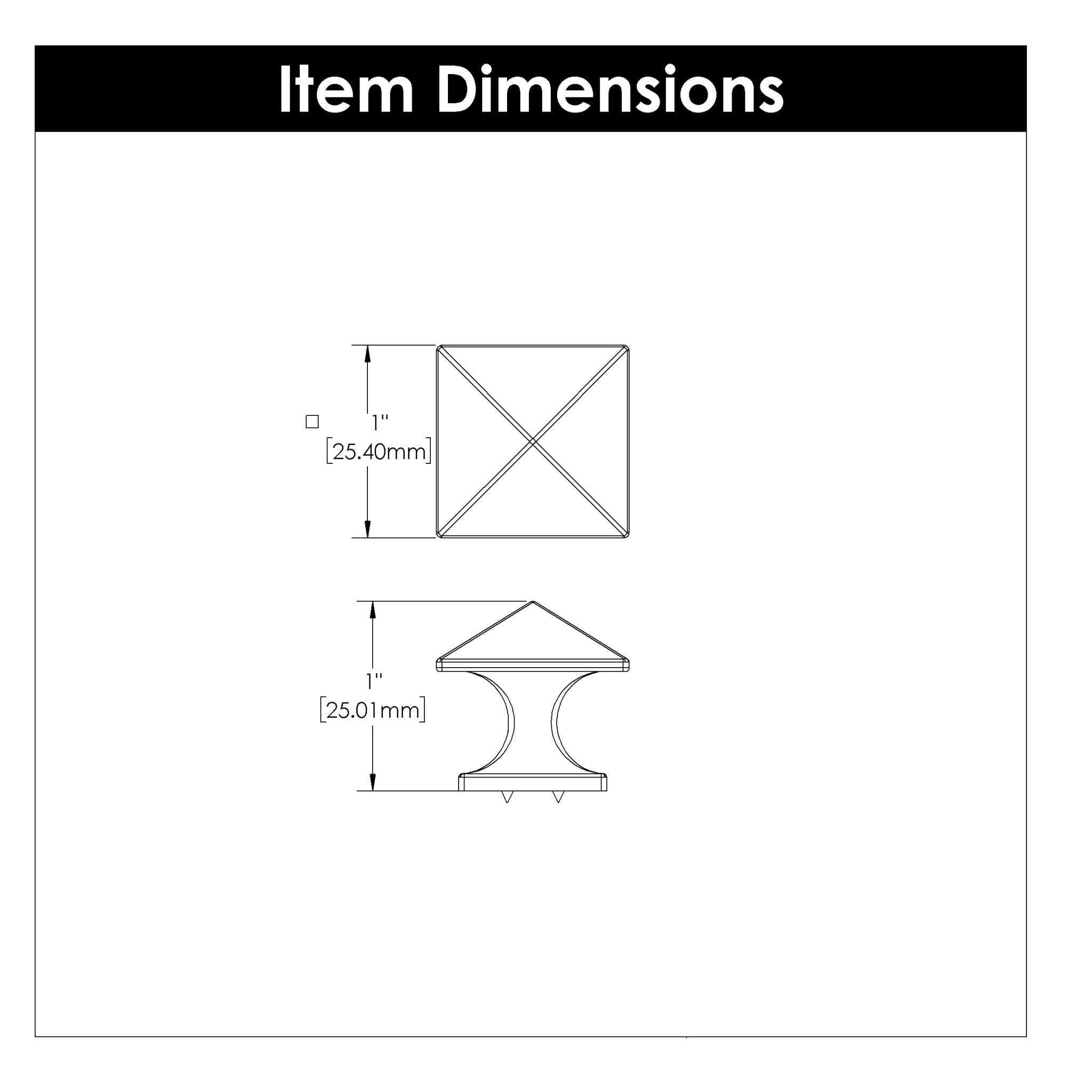 Studio Geometric Knob
