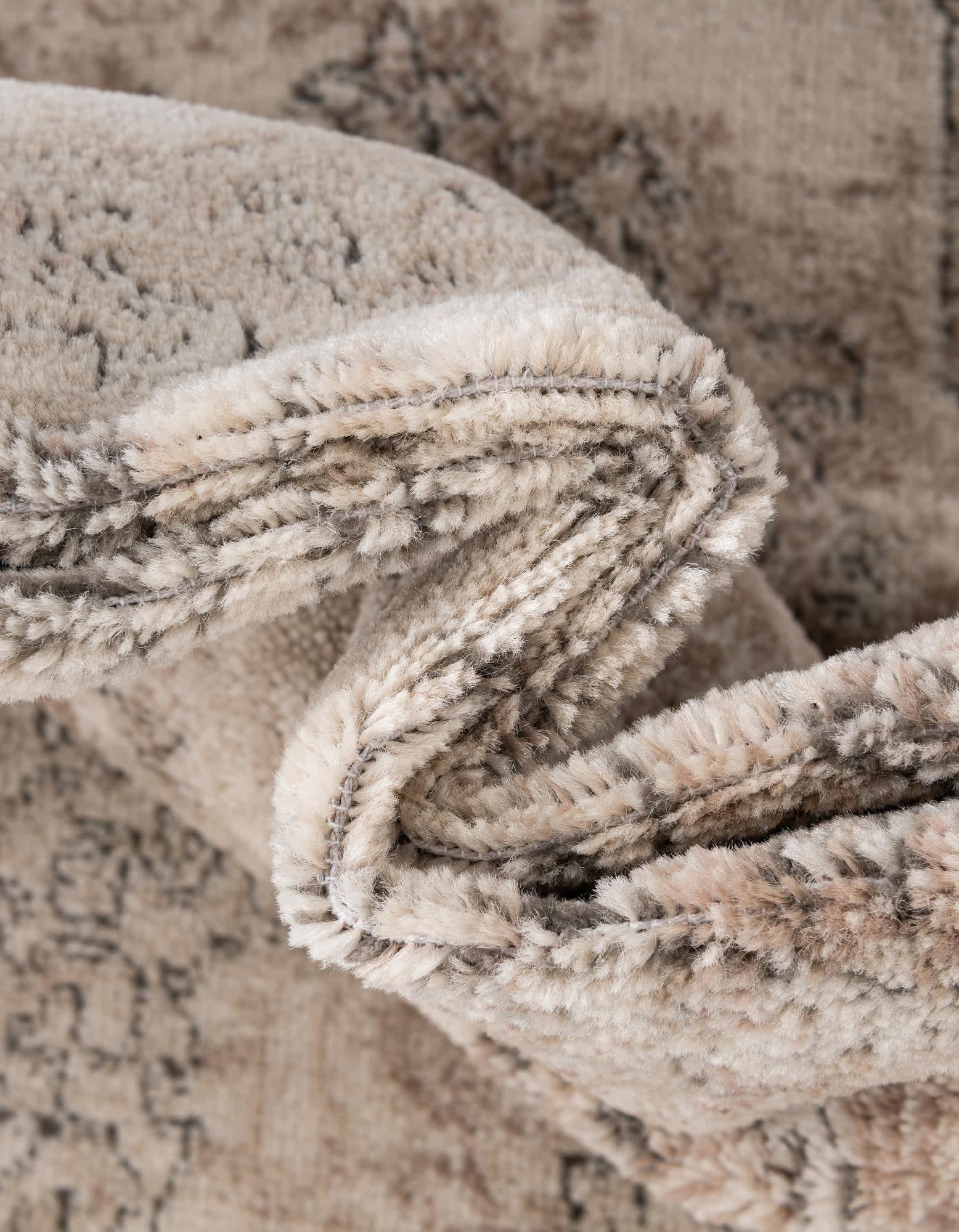 Unique Loom Portland Collection Area Rug - Canby (5' 3" x 8' Rectangle Ivory/Beige)