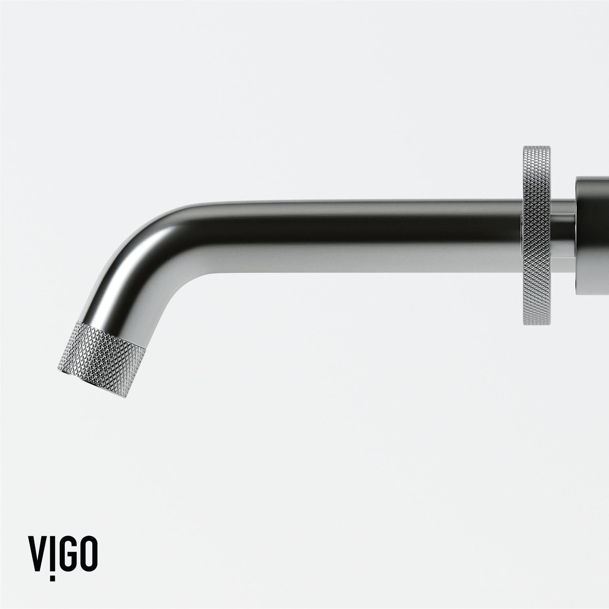Cass 10" W Two Handle WaterSense Wall Mount Bathroom Faucet