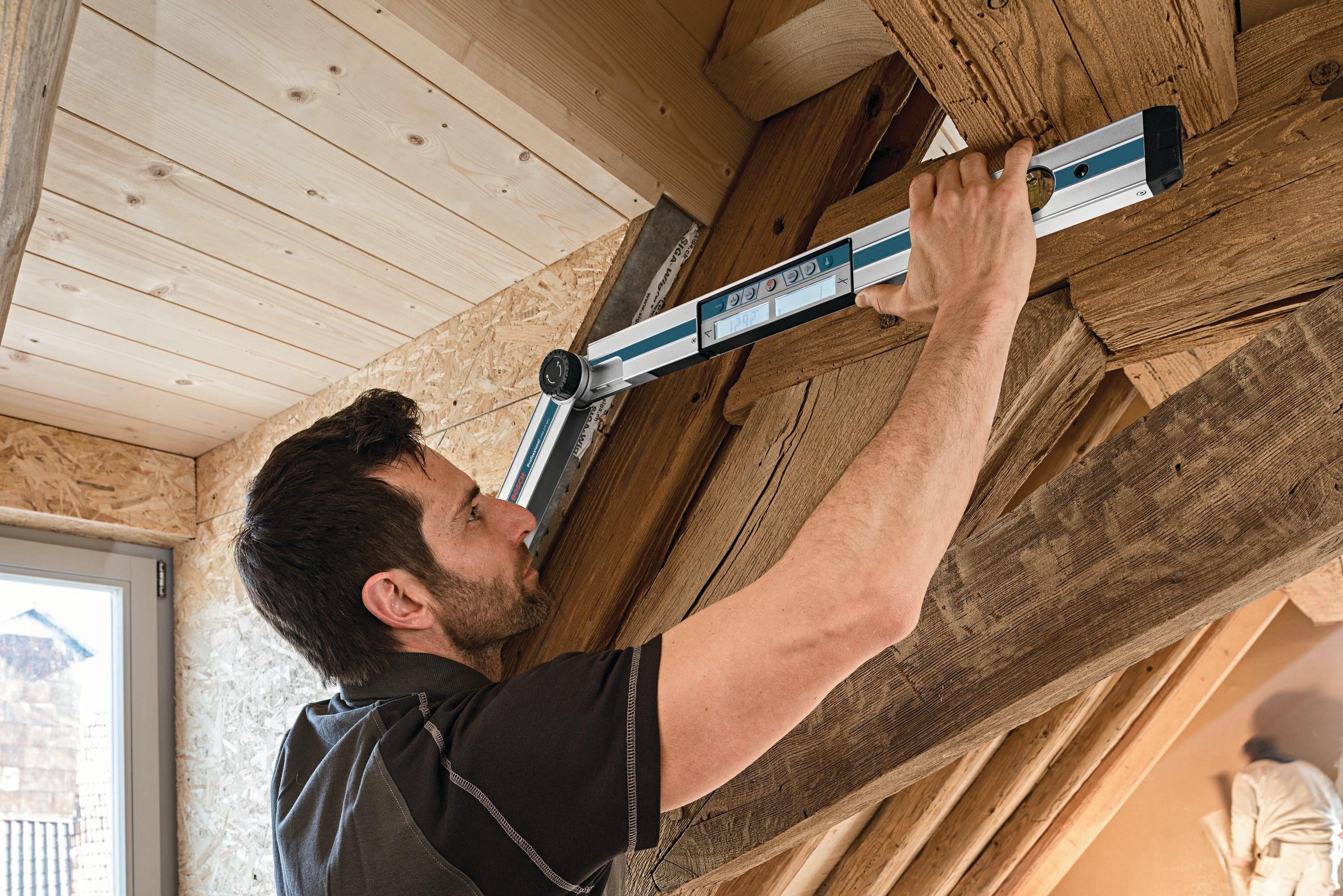 Miter Finder Digital Angle Finder Features Inclinometer, Miter Cut Calculator, Protractor, Digital Level with Case