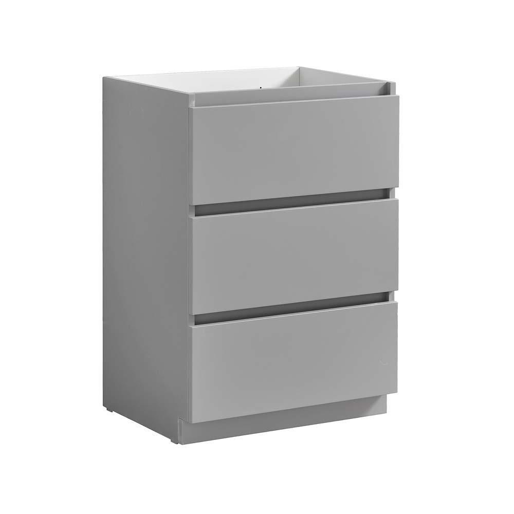 Lazzaro 24" Freestanding Single Modern Bathroom Cabinet - Cabinet Only (Top and Sink Not Included)