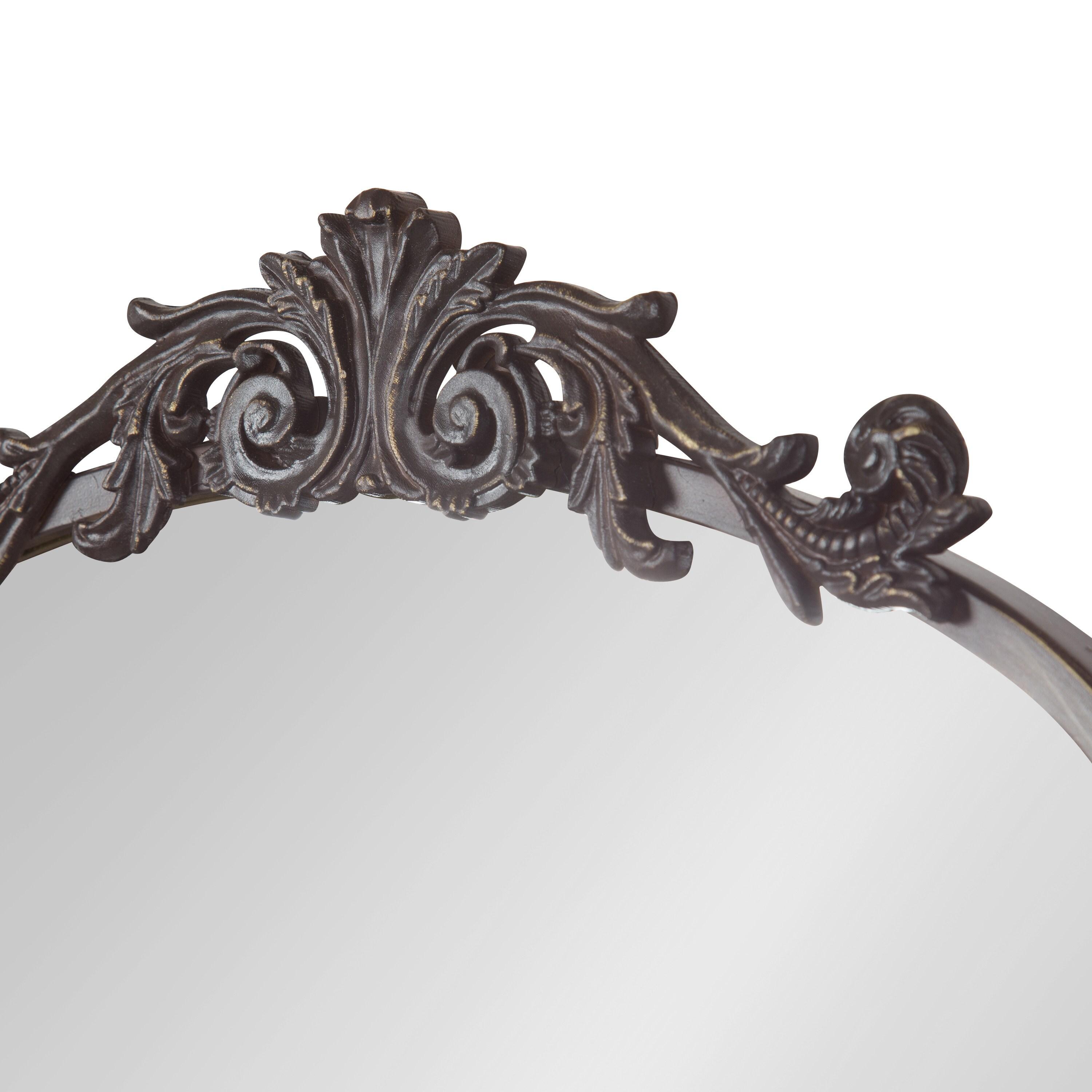 19" x 30.7" Arendahl Traditional Arch Decorative Wall Mirror Bronze - Kate & Laurel All Things Decor