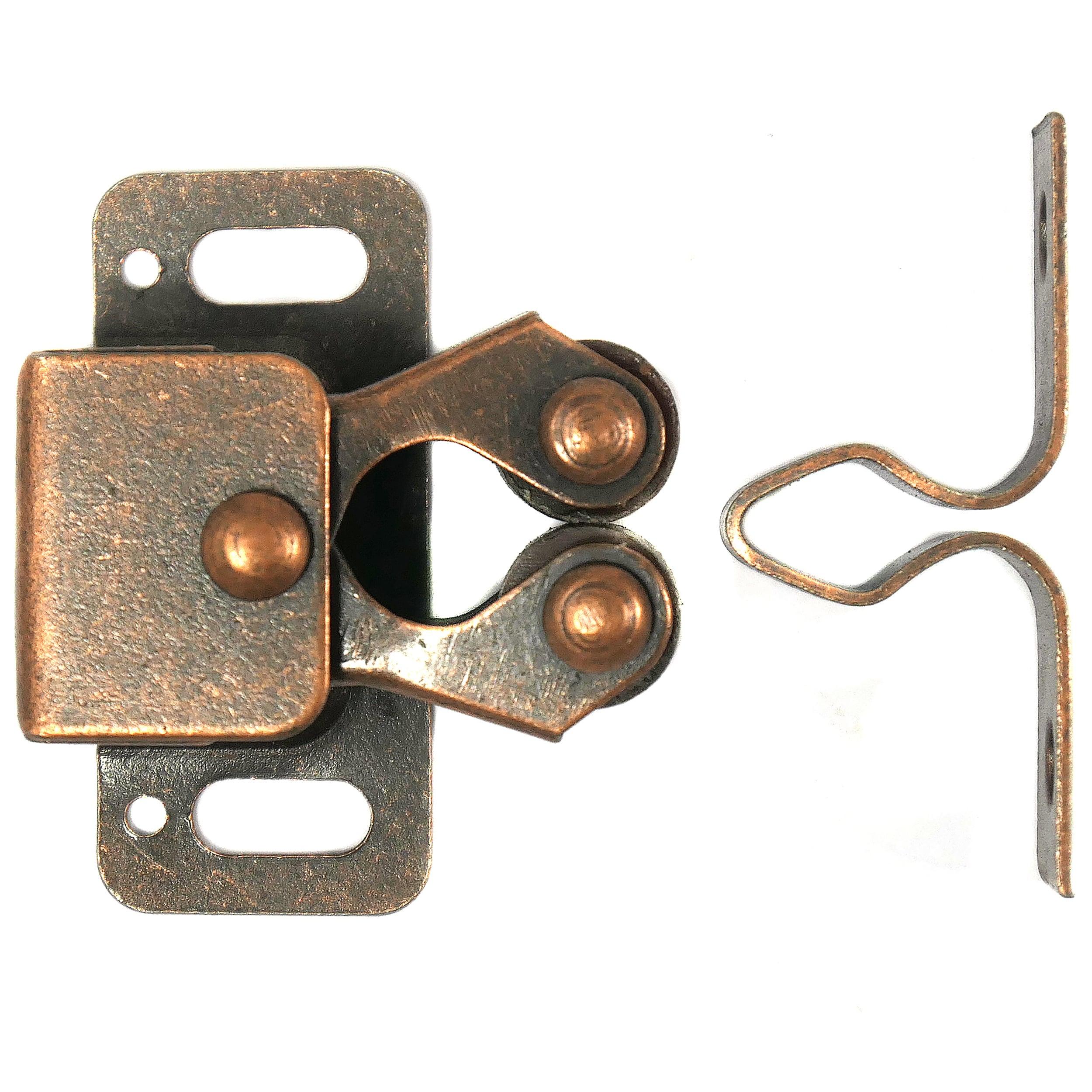 Brown Steel Roller Catch Cabinet Latch (25-Pack)