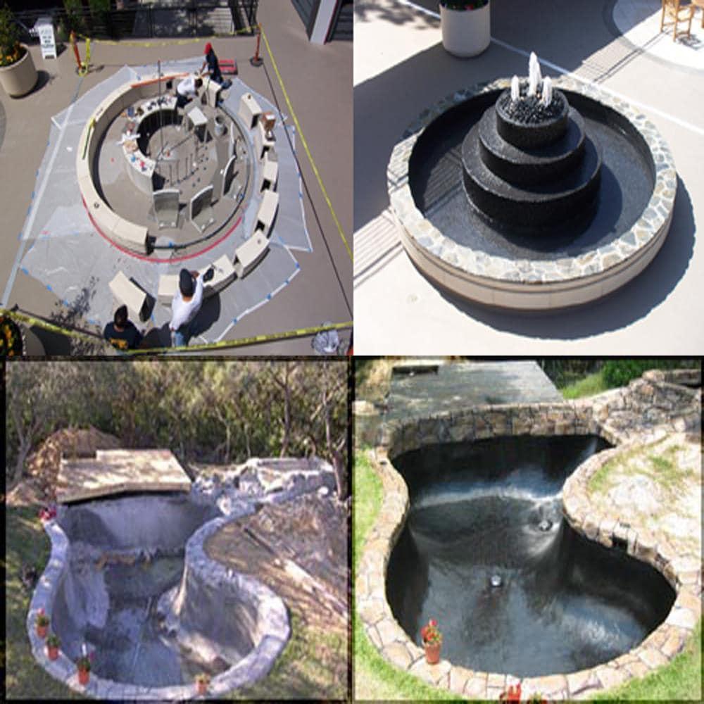 Fountain & Water Feature Restoration Paint Pond Shield Epoxy Pond Coating by Pond Armor Competition Blue