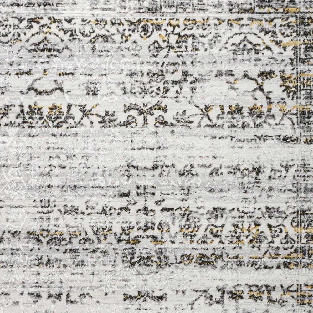JONATHAN Y Tidal Modern Strie' Ivory/Black 3 ft. x 5 ft. Area Rug