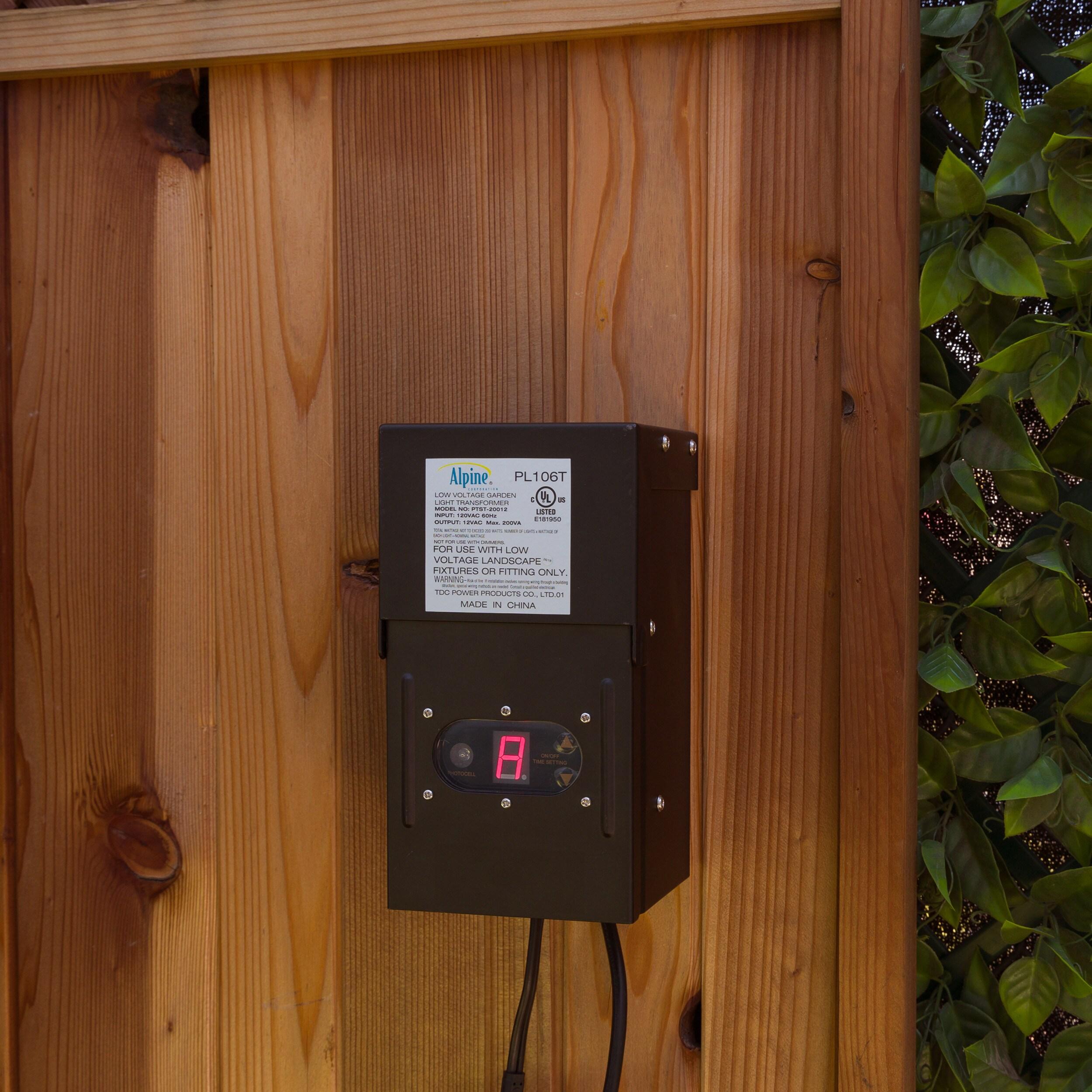 200 Watt Transformer with Timer and Photo Cell