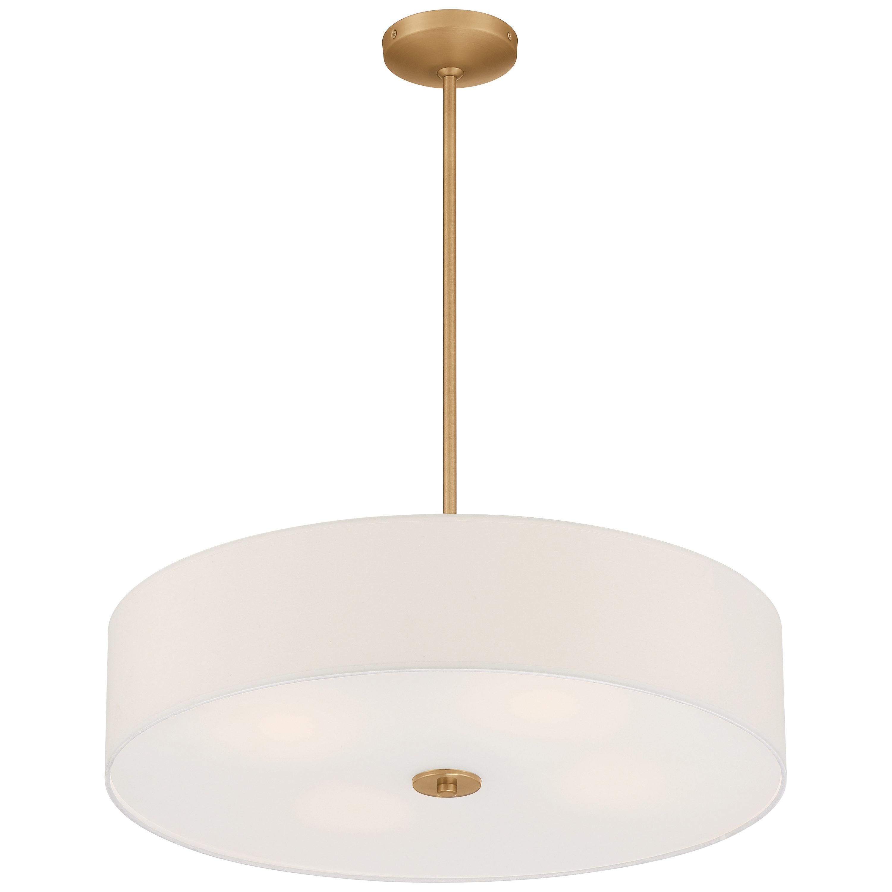 Access Lighting Mid Town 4 - Light Pendant in  Antique Brushed Brass
