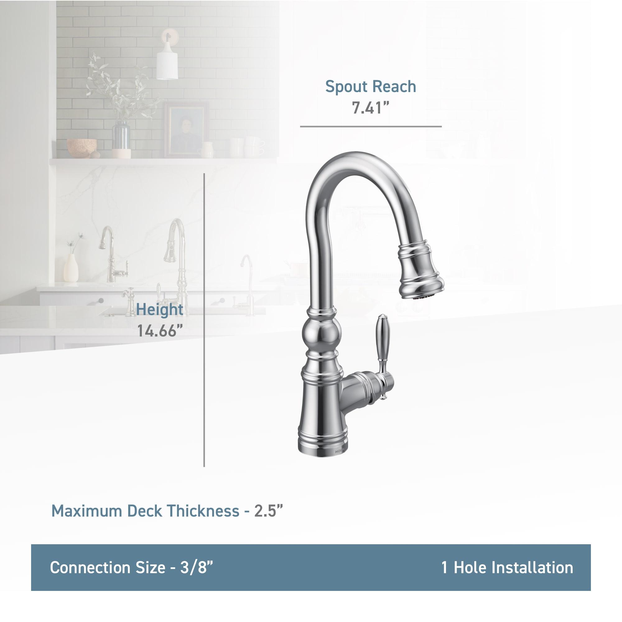 Weymouth Pull Down Bar Faucet with Power Clean
