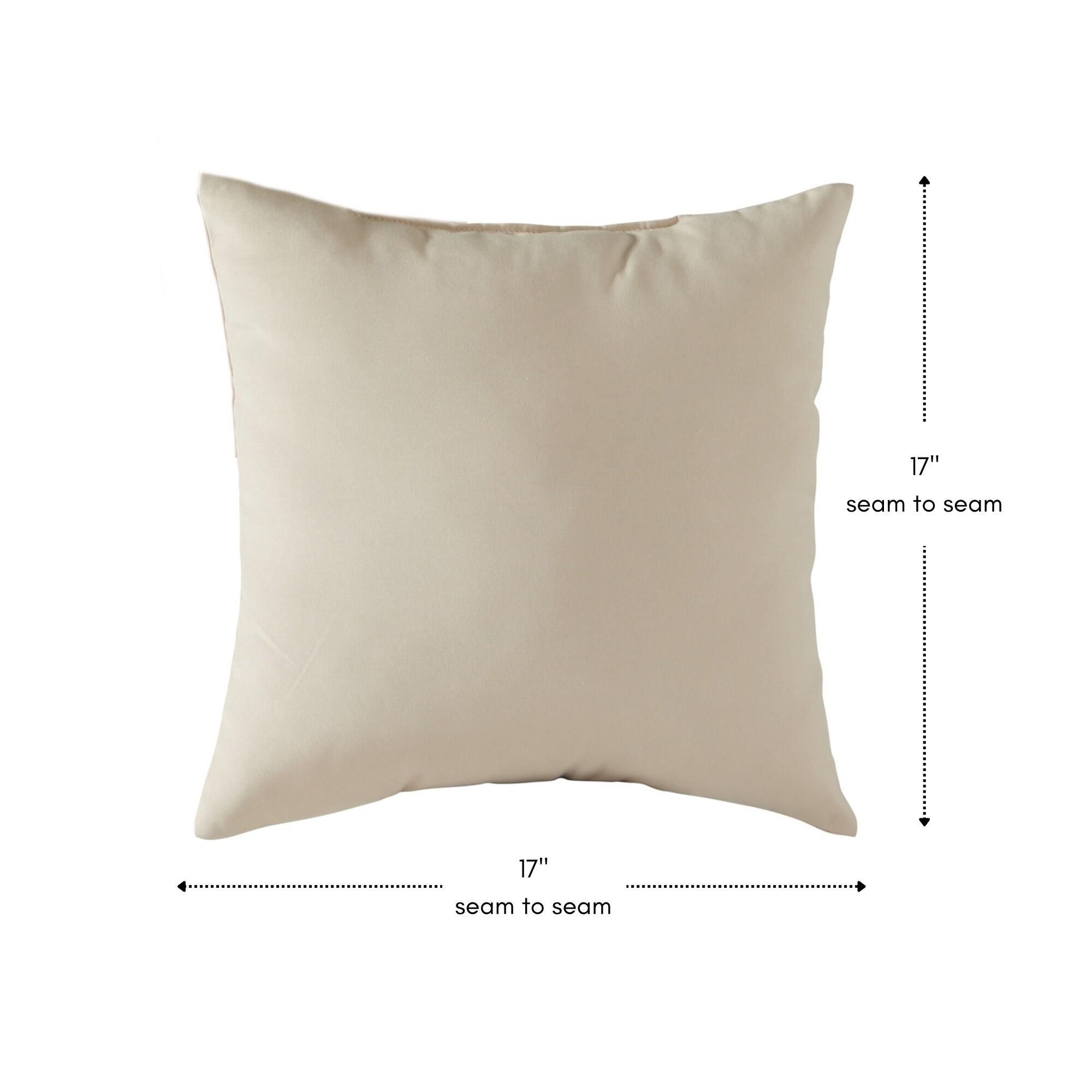 Indoor/Outdoor Reversible Throw Pillow