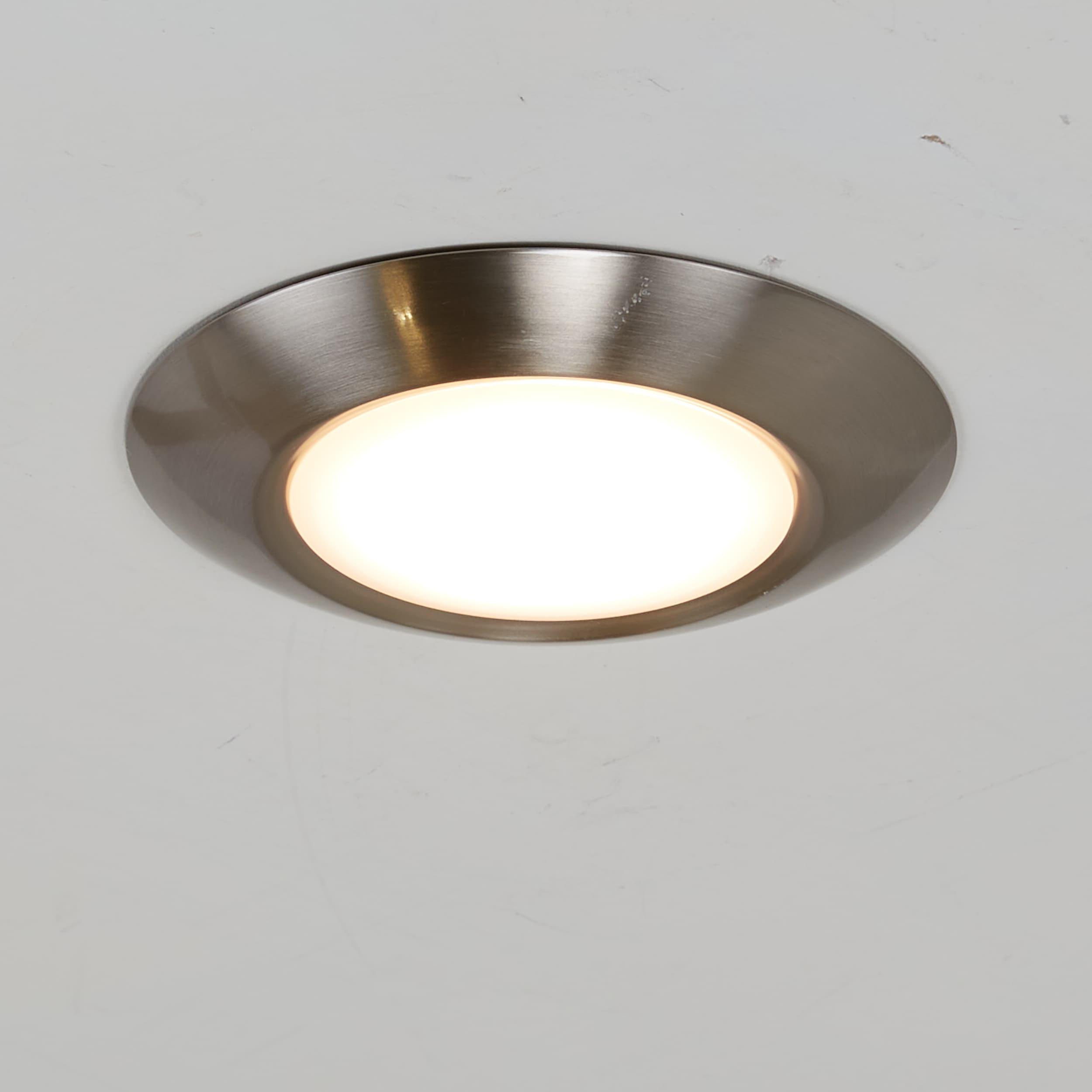 Craftmade X9007-Led Led Flushmount 7" Wide Led Flush Mount Ceiling Fixture - Nickel