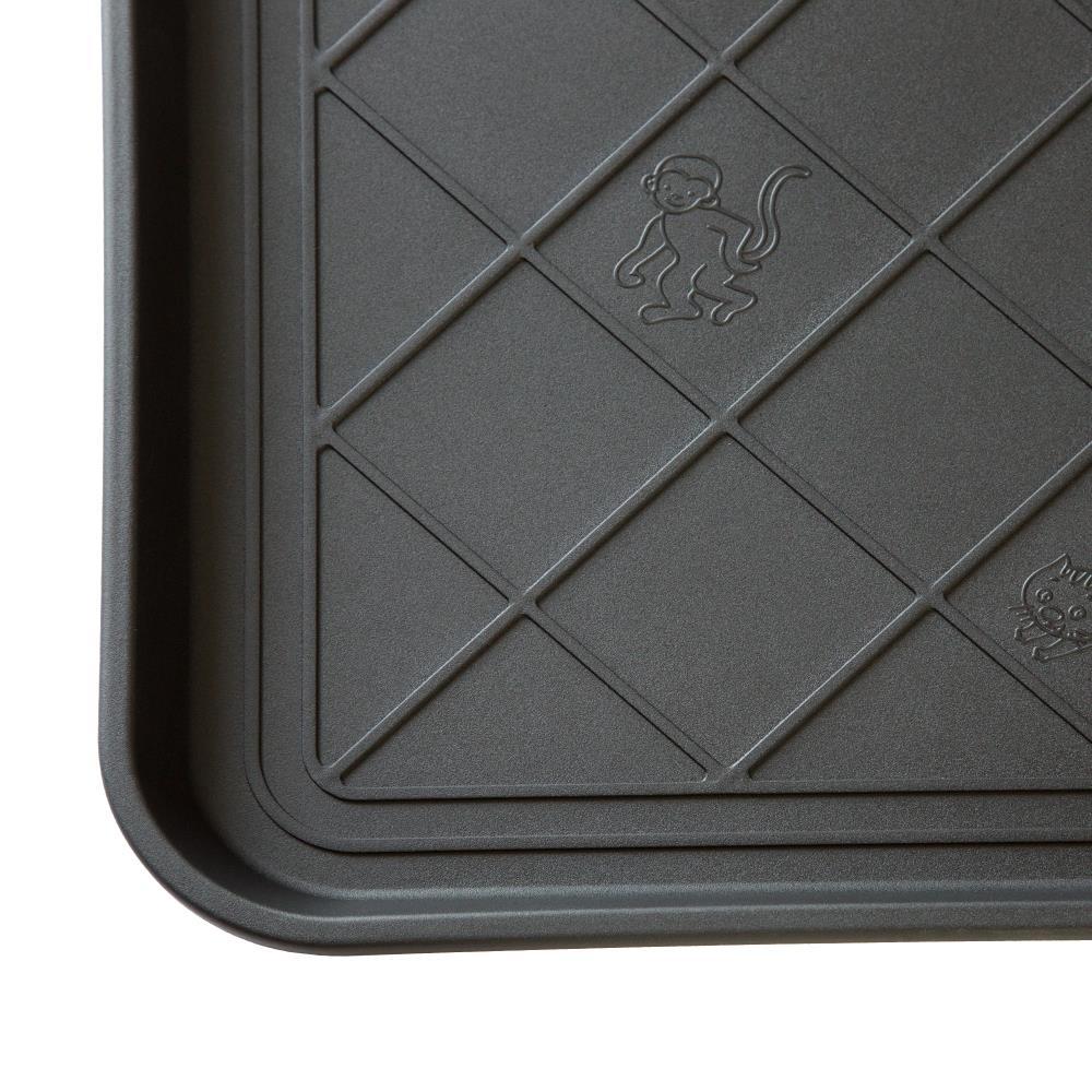 Fleming Supply Oversized All-Weather Rectangular Boot Tray - Black