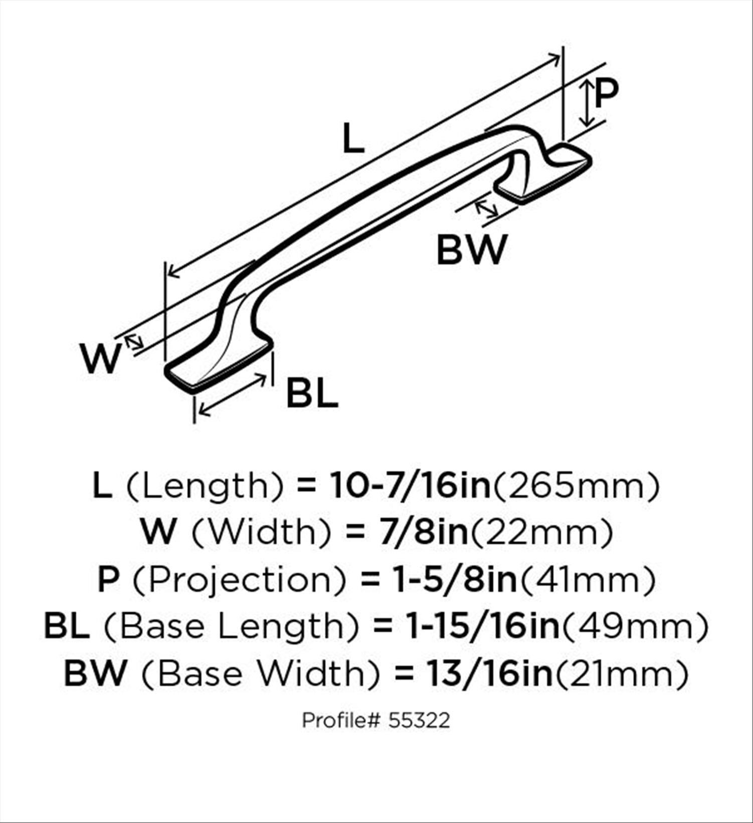 Amerock Highland Ridge Appliance Pull