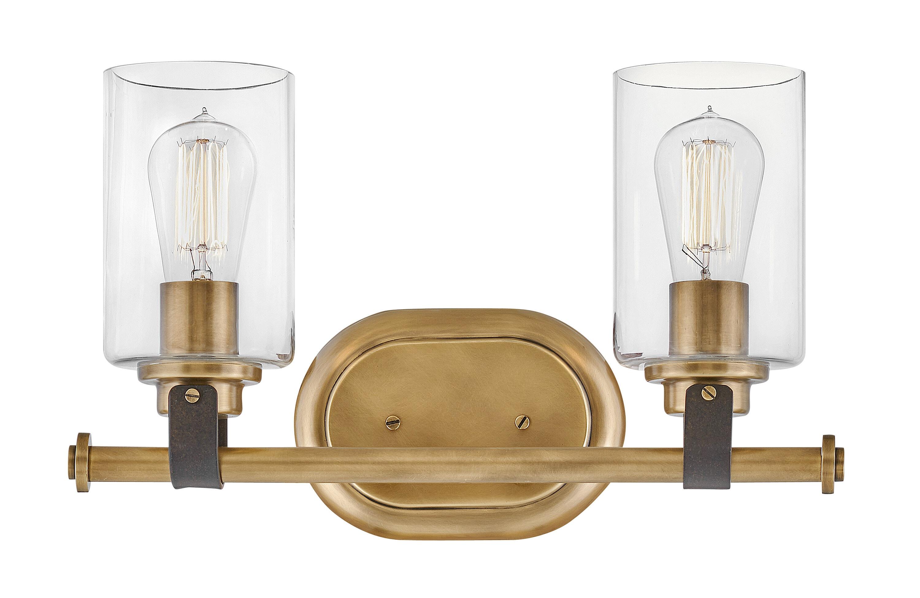 Hinkley Lighting - Two Light Vanity - Halstead - 2 Light Bath Vanity-Heritage