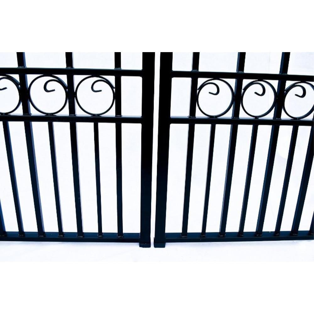 Steel Dual Swing Driveway Gate - PARIS Style