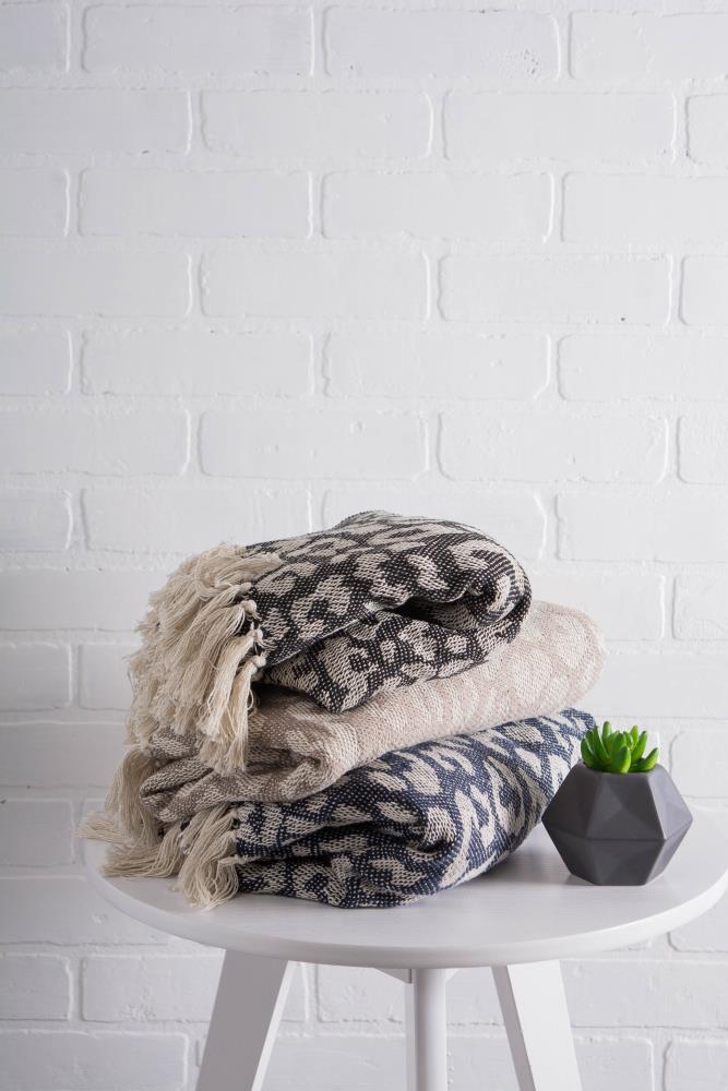 Dll Hand Woven Throw Blanket