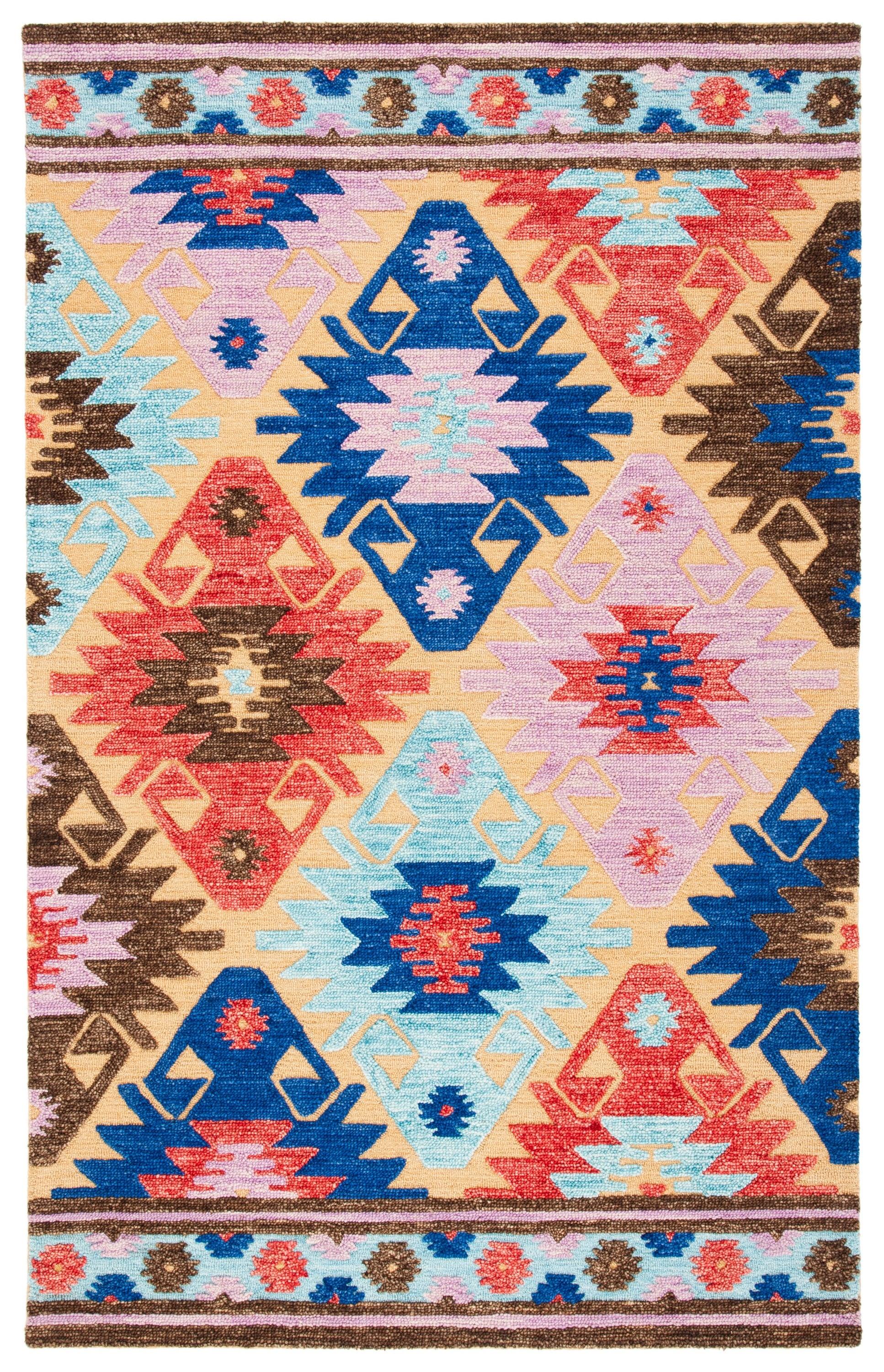 Union Rustic Aidaly Hand Tufted Wool Southwestern Rug