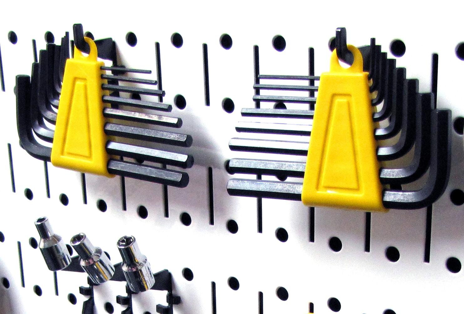 Wall Control 26 -Piece Steel Pegboard hook in Black ( 2.0-Inches W x 2.0-Inches H )