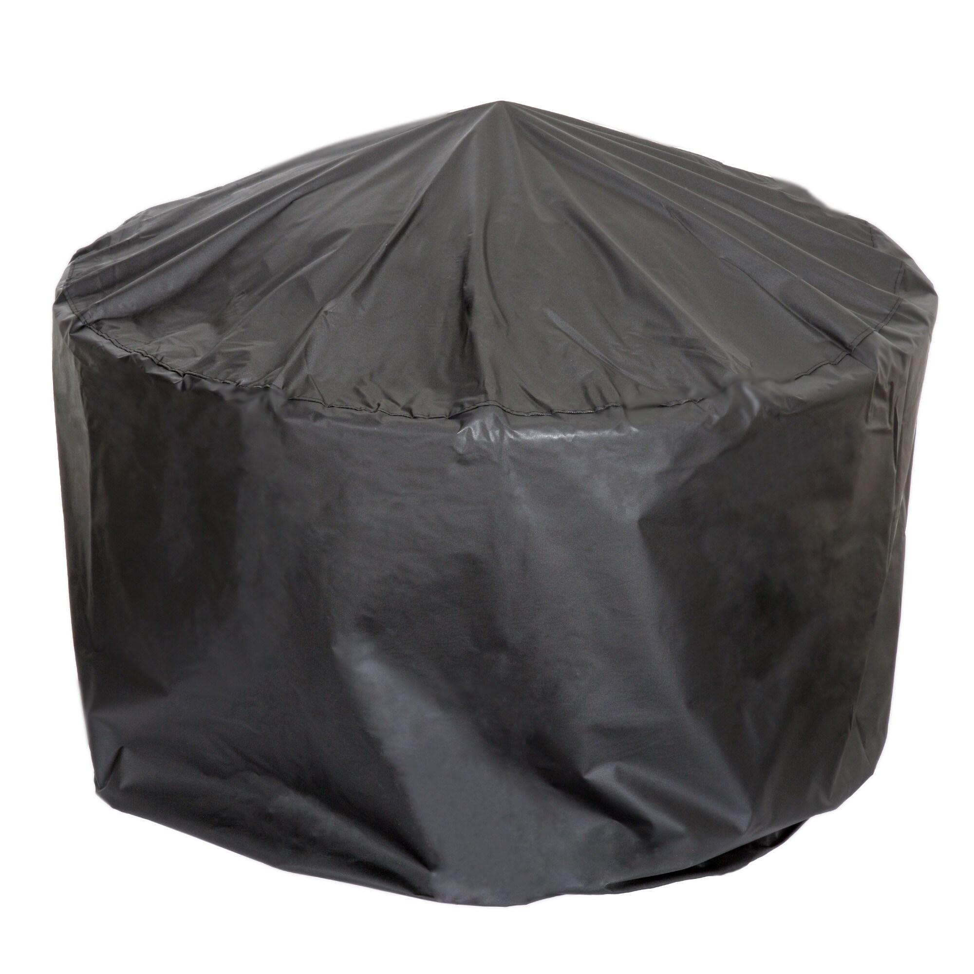 Nature Spring Wood-Burning Round Steel Patio Ring Fire Pit - 32",