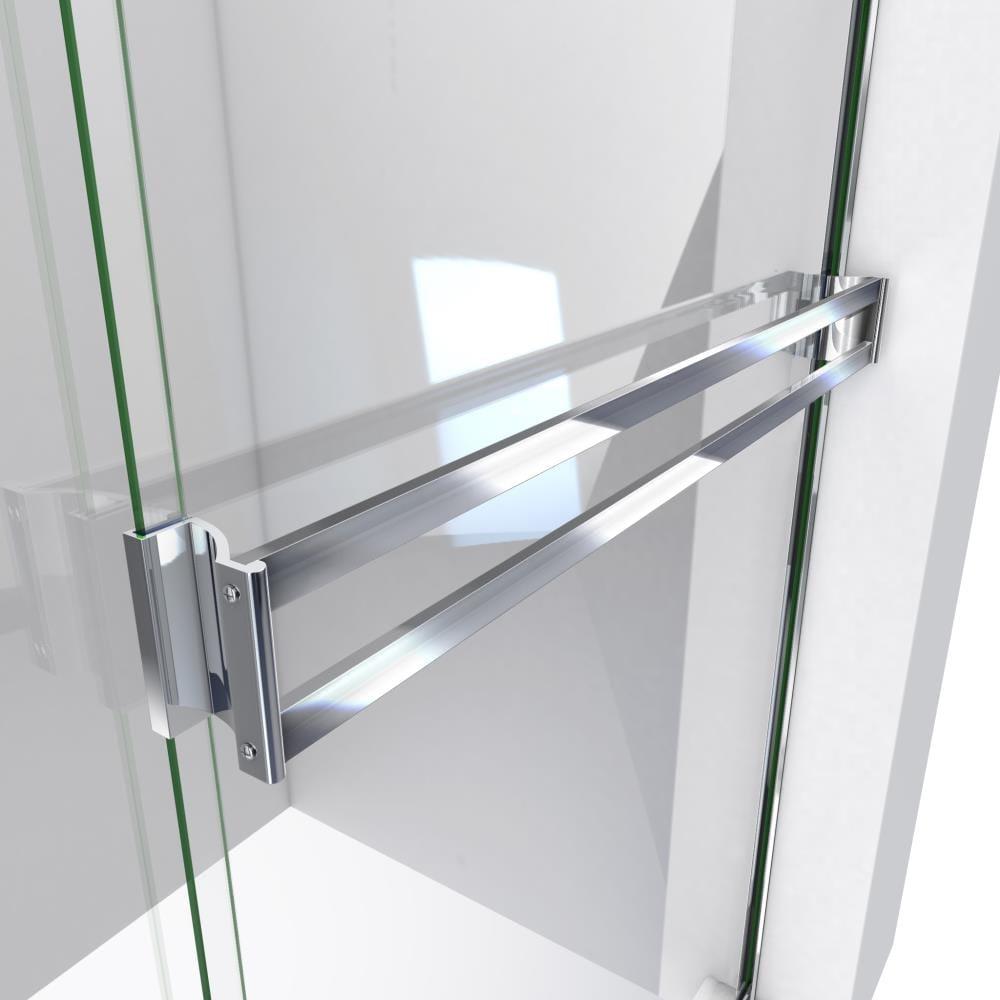 56" x 55" Bypass Semi-Frameless Tub Door