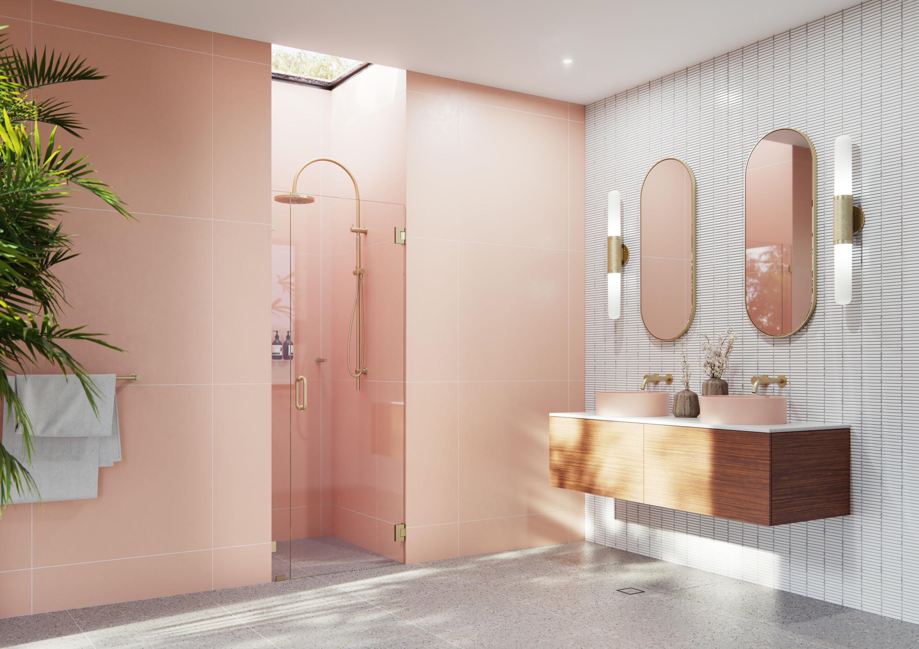 Illume 32 in. x 78 in. Fully Frameless Wall Hinge Shower Door